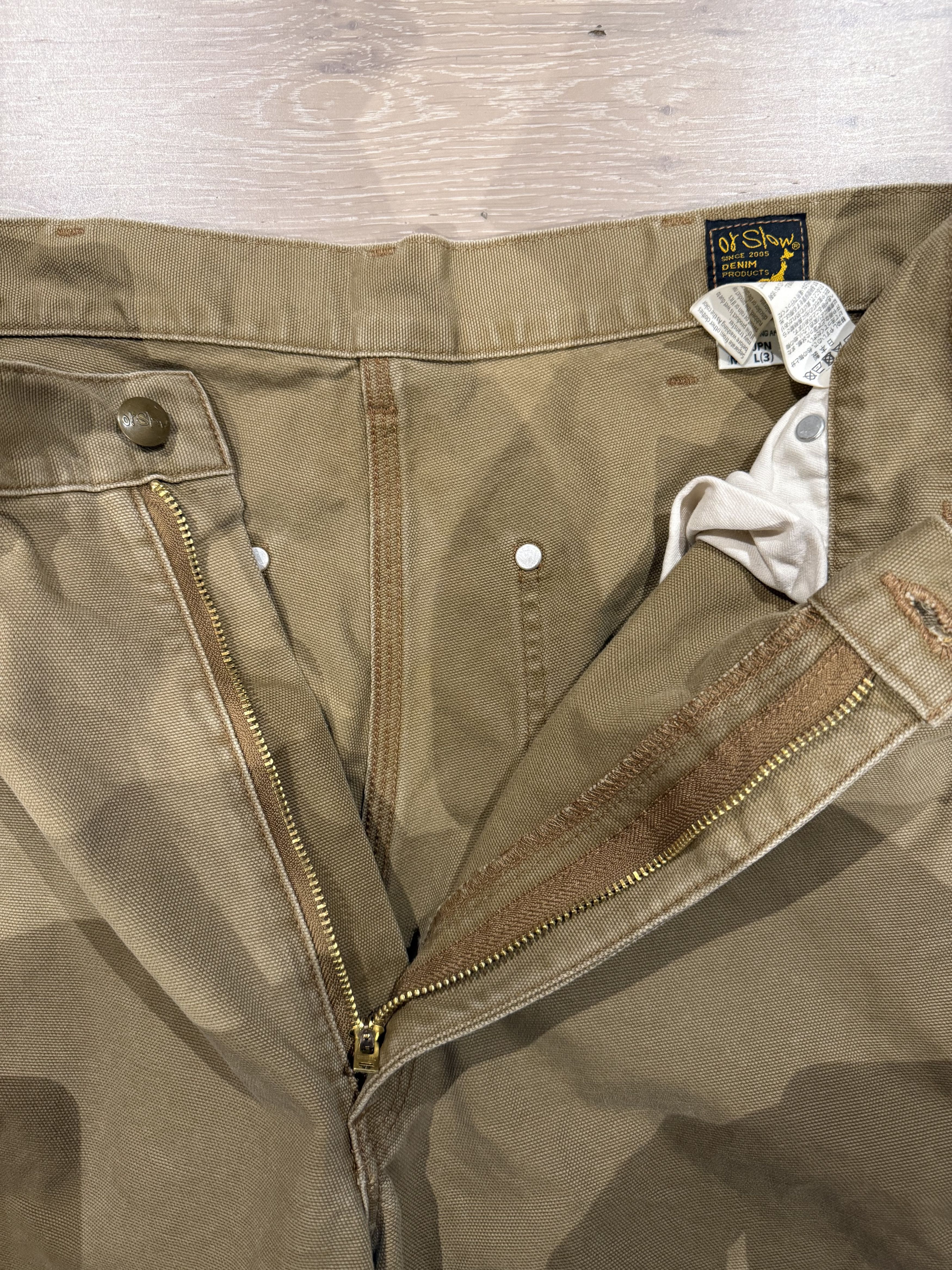 Orslow 💚 Orslow Dad's Fit Painter Pants Brown Size 3 NEW Size US 33 - 12 Thumbnail