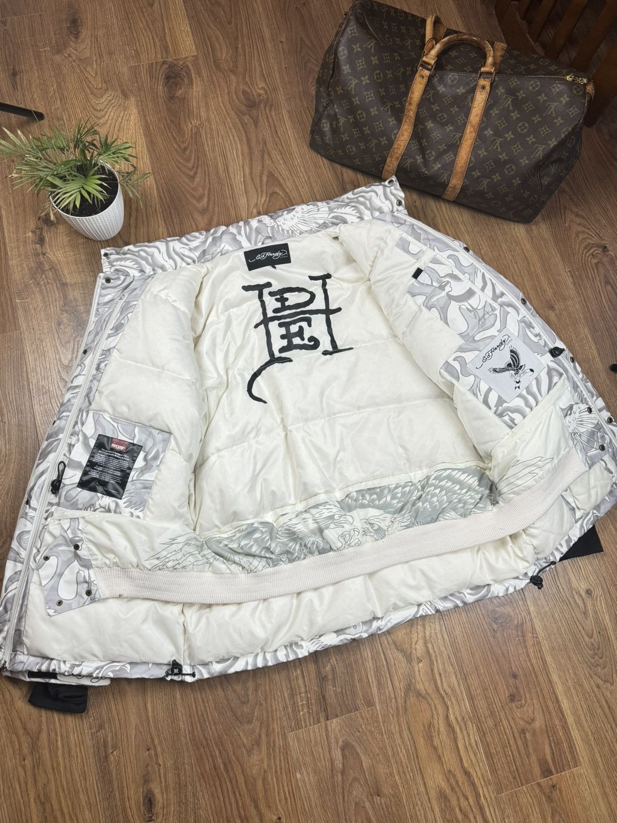 Ed Hardy Winter ski down jacket Ed Hardy Recco original outdoors item Size US XL / EU 56 / 4 - 3 Thumbnail