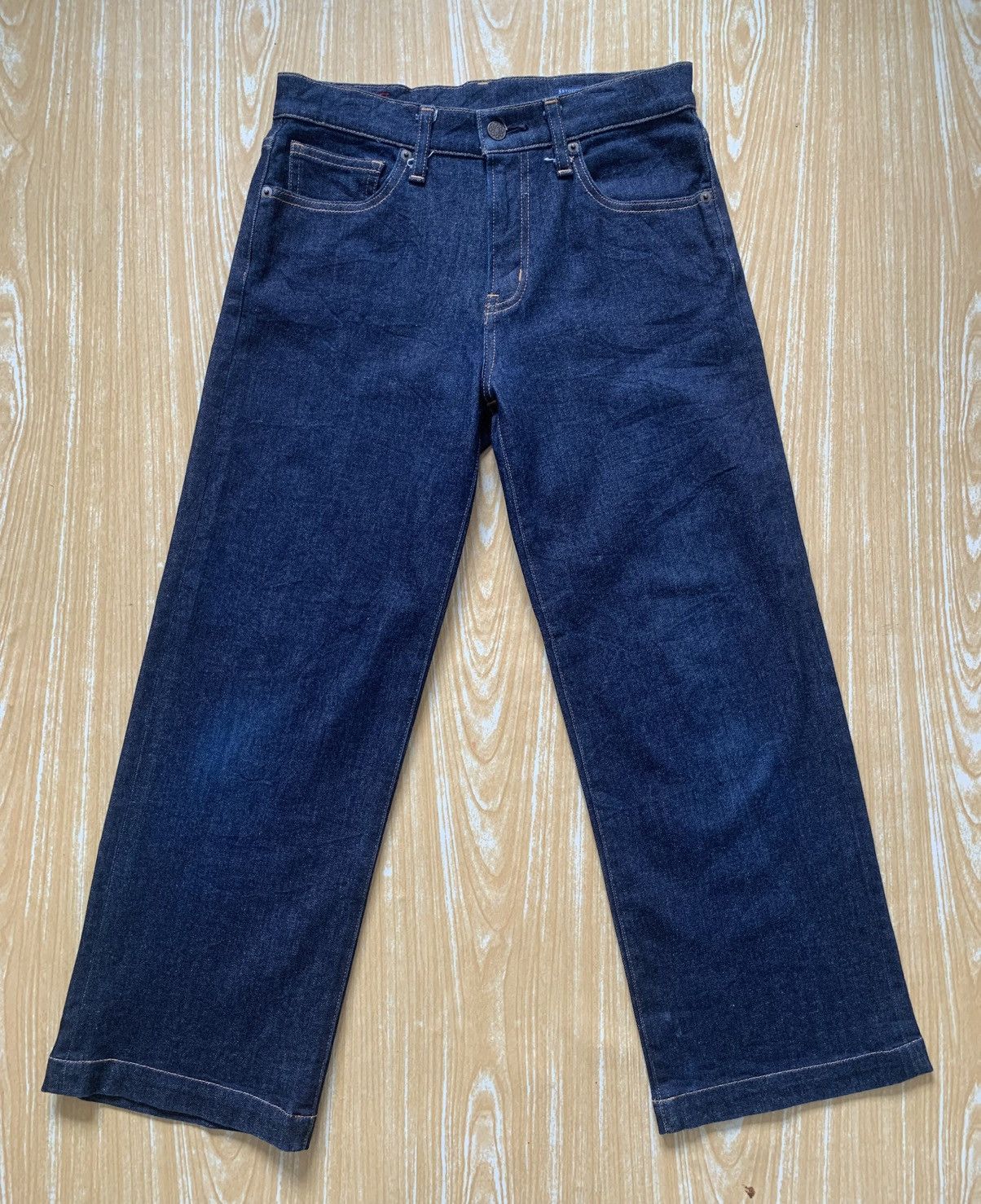 Designer Setouchi Indigo Made In Japan Baggy Stretching Jeans Pant Size US 28 / EU 44 - 3 Thumbnail
