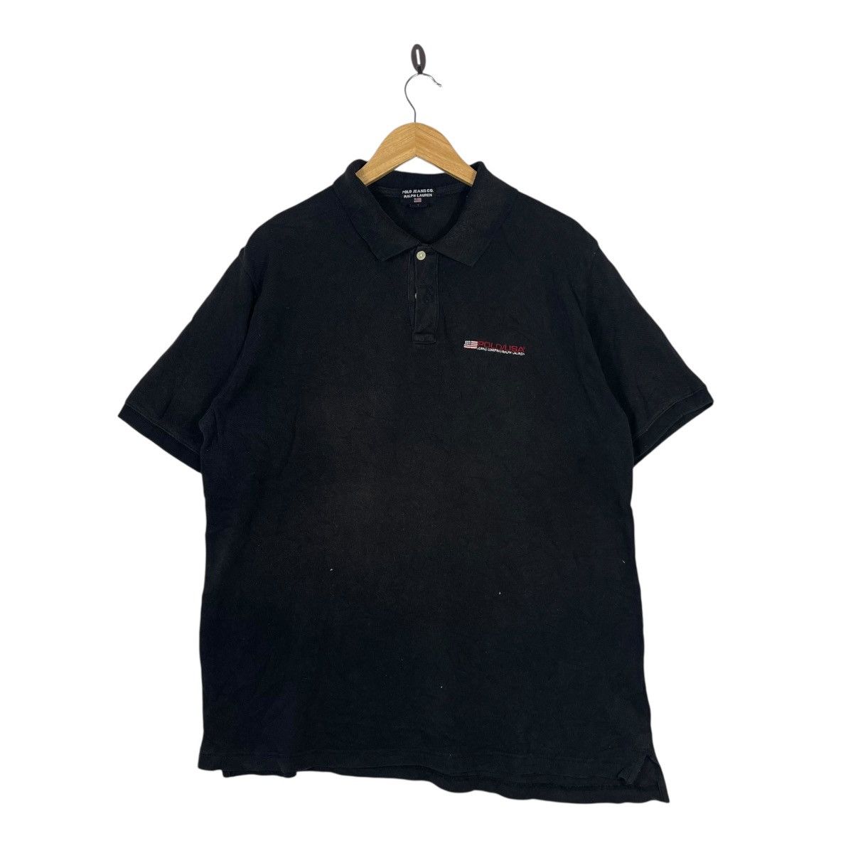 Polo Ralph Lauren Vintage Polo Jeans Co Ralph Lauren Polo USA Black Embroidere Size US L / EU 52-54 / 3 - 1 Thumbnail