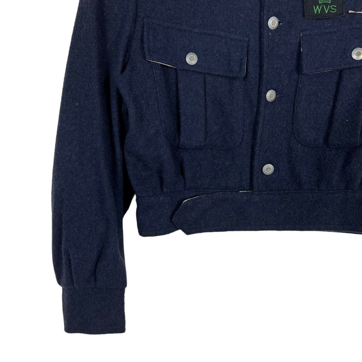 Chevignon 🔥 RARE 80s CHEVIGNON WOOL CROPPED BOMBER JACKET Size US M / EU 48-50 / 2 - 4 Thumbnail