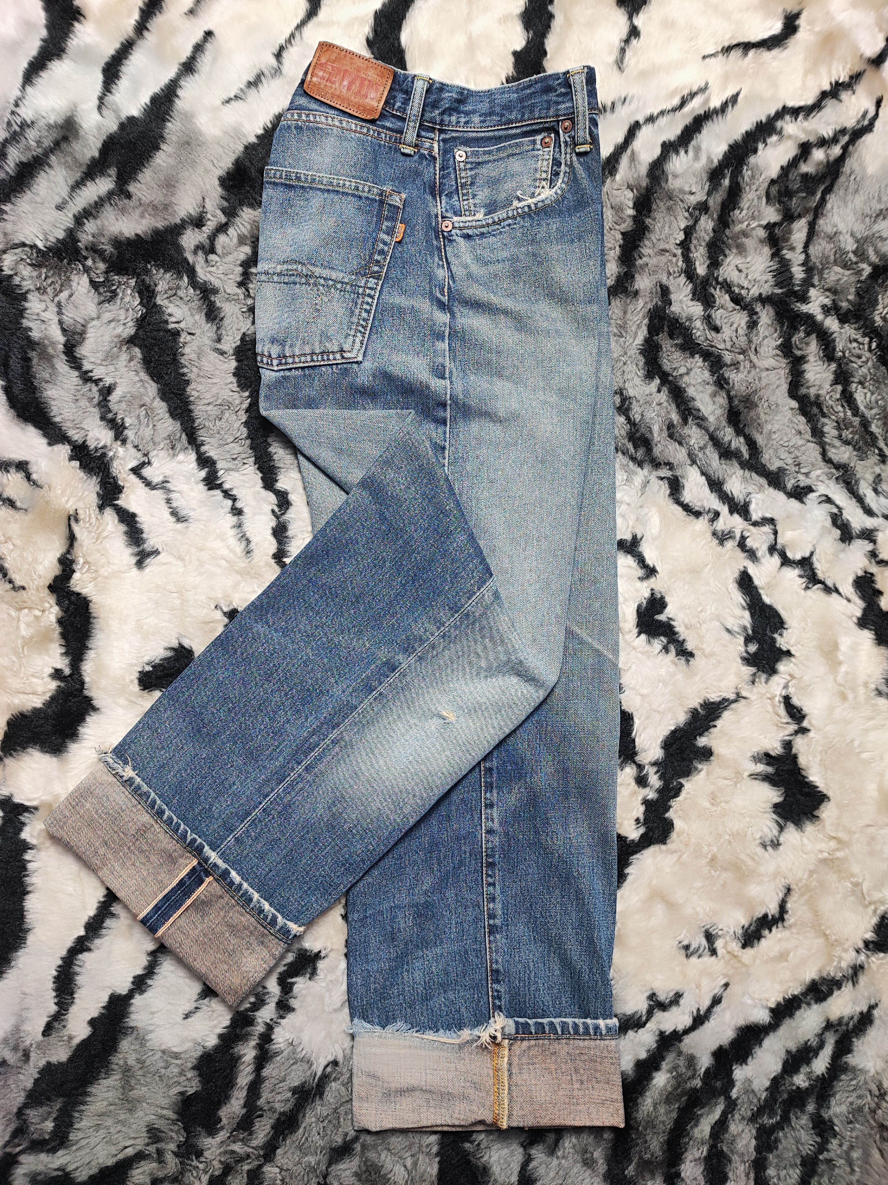 Japanese Brand Vintage Edwin Selvedge 505x Denim Jean Size US 30 / EU 46 - 20 Thumbnail