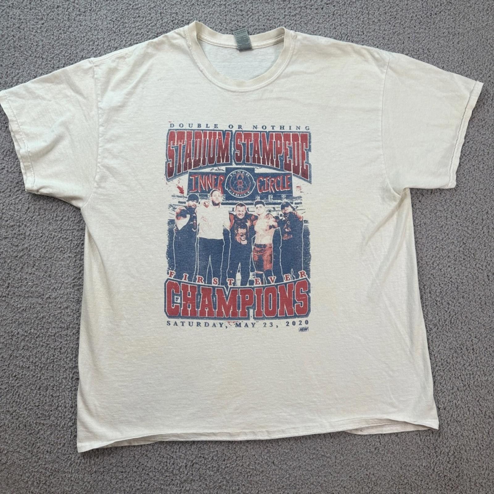 Other AEW Inner Circle Stadium Stampede T Shirt Mens XL Official Size US XL / EU 56 / 4 - 1 Thumbnail