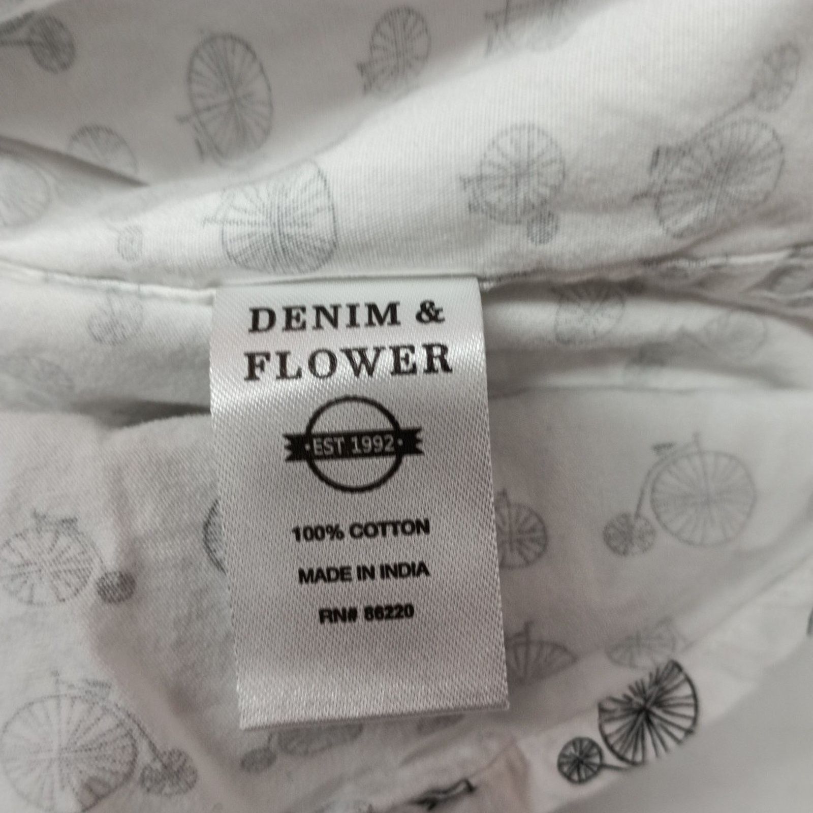Other Denim & Flower Ricky Singh Bicycle Slim Fit Shirt S Small Size US S / EU 44-46 / 1 - 6 Thumbnail