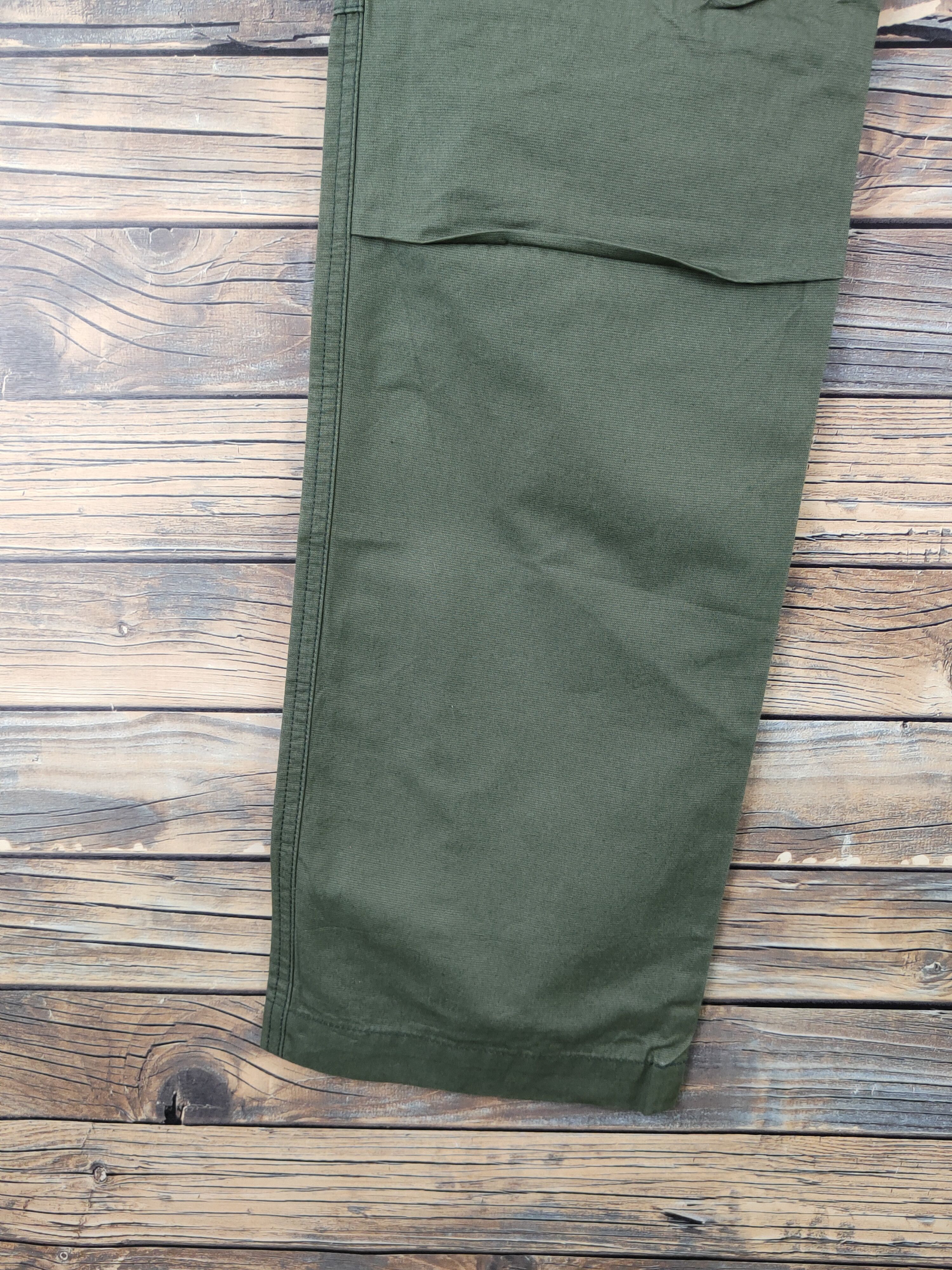 Japanese Brand Dish Green Multipocket Tactical Cargo Pants #W1846 Size US 28 / EU 44 - 4 Thumbnail