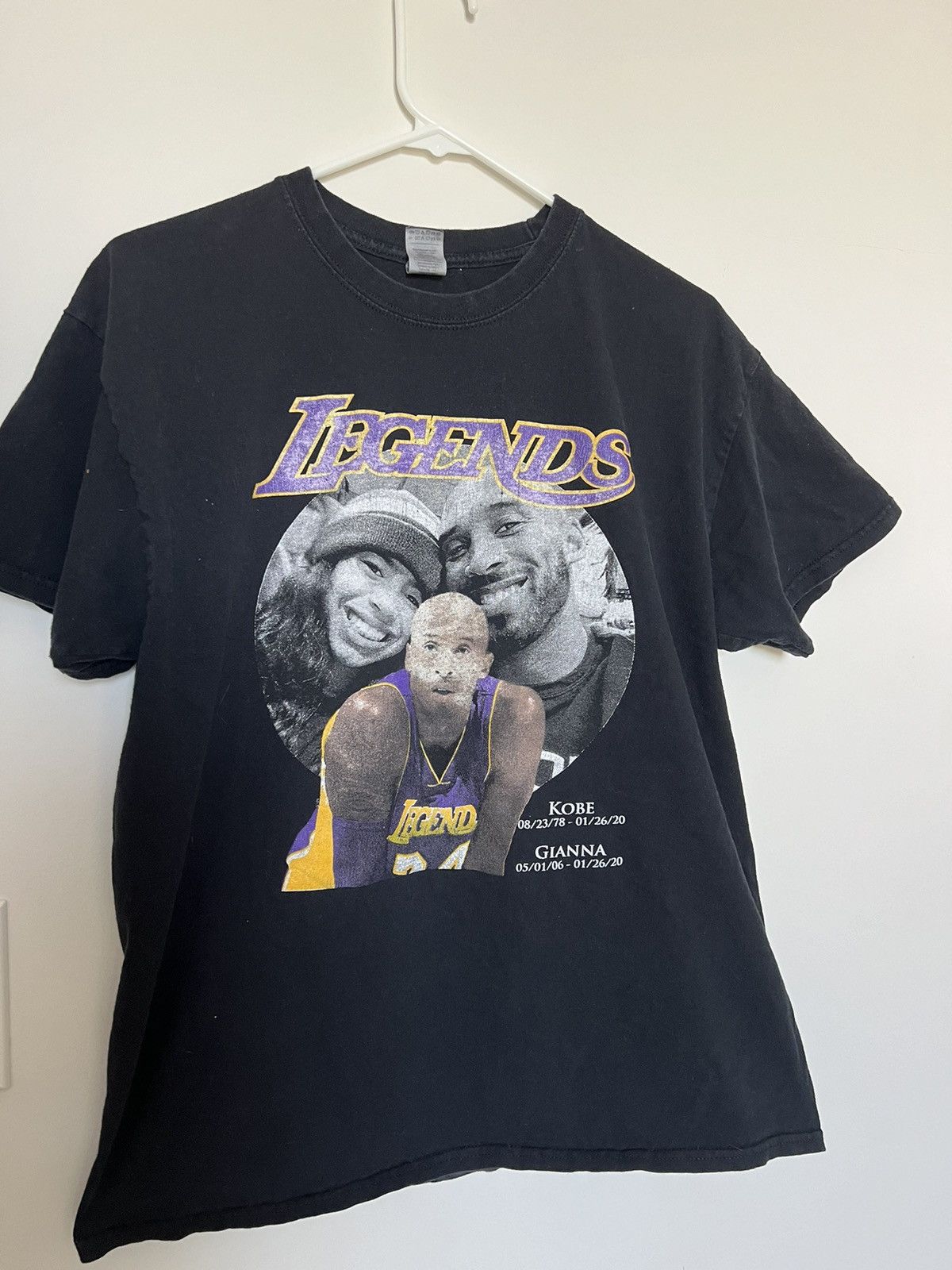 Nike × Vintage Vintage Kobe Bryant Memorial Tee Size US L / EU 52-54 / 3 - 1 Thumbnail