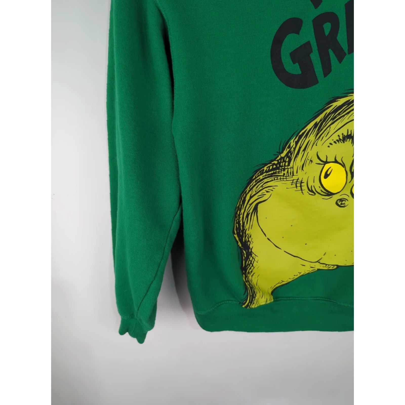 Vintage Dr. Seuss Grinch Sweatshirt XL Green Christmas Cartoon Women's Sweater Size XL / US 12-14 / IT 48-50 - 7 Thumbnail