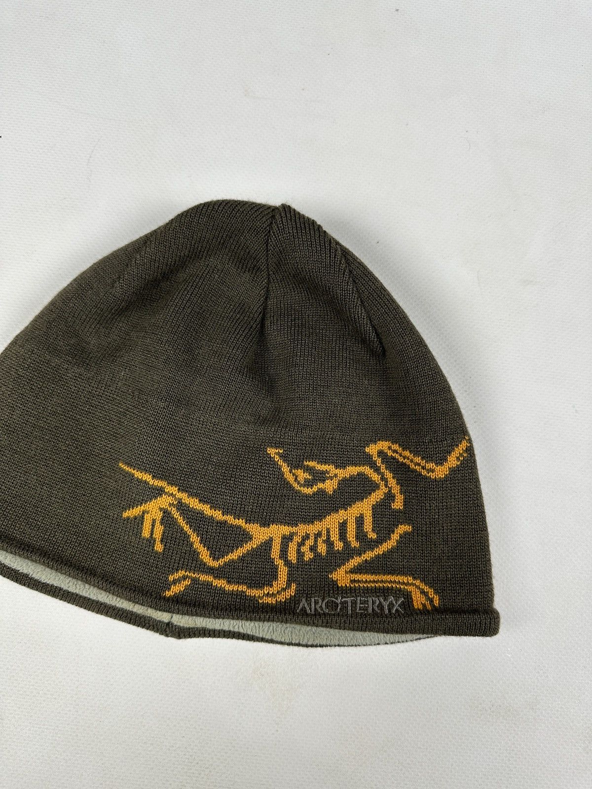 Arc'teryx Vintage Arcteryx Khaki Wool/Acrylic Big Logo Hat Cap Size ONE SIZE - 1 Thumbnail