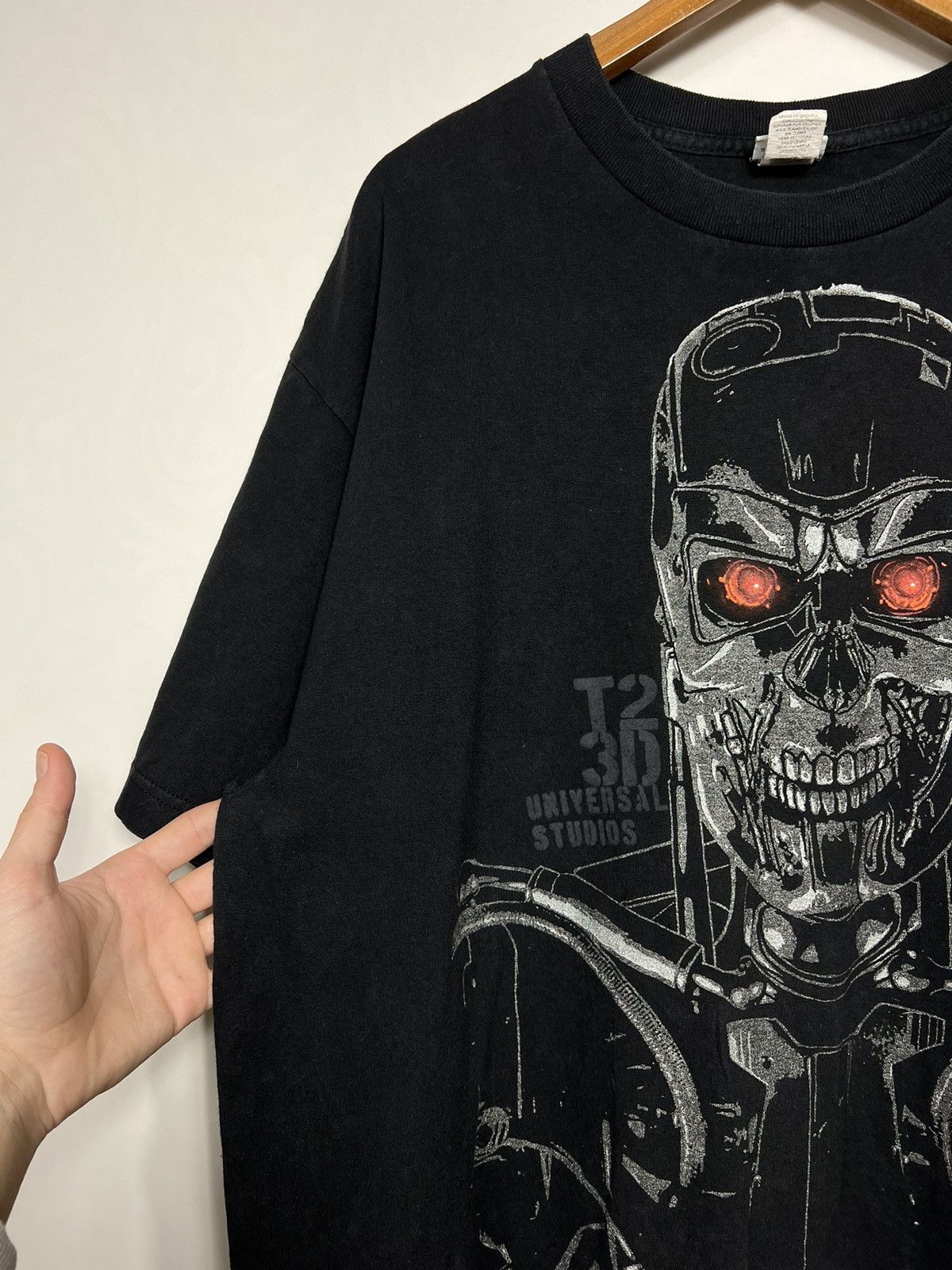 Vintage Vintage 1996 Terminator T2 3D Universal Movie Promo T-shirt Size US XL / EU 56 / 4 - 3 Thumbnail