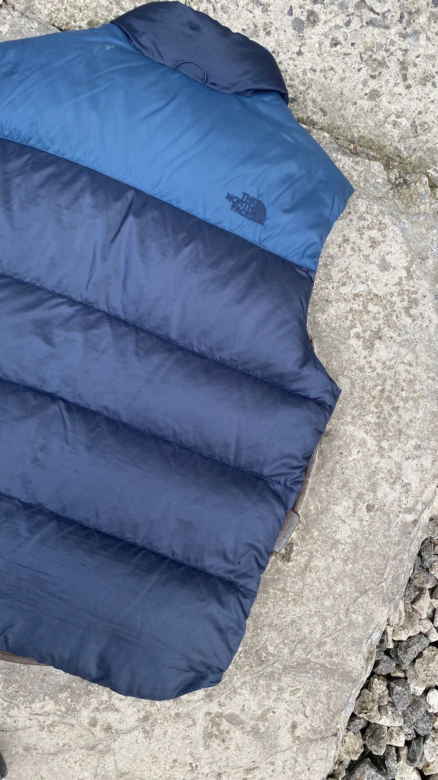 The North Face × Vintage Vintage The North Face Retro Nuptse Puffer Vest Distressed Size US L / EU 52-54 / 3 - 8 Thumbnail