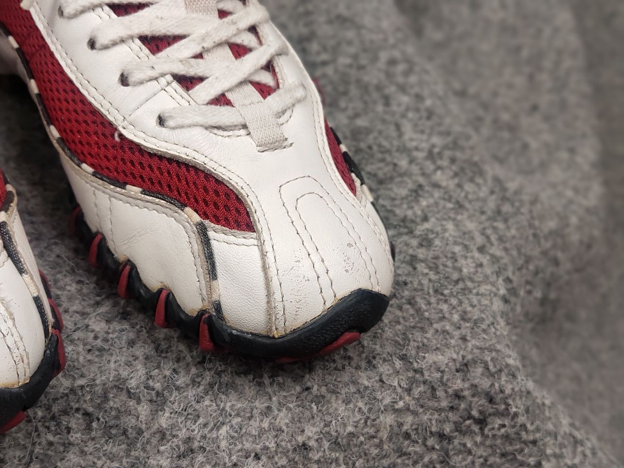 Rare Vintage Diesel Y2K Style Colorful Red Logo Sneakers