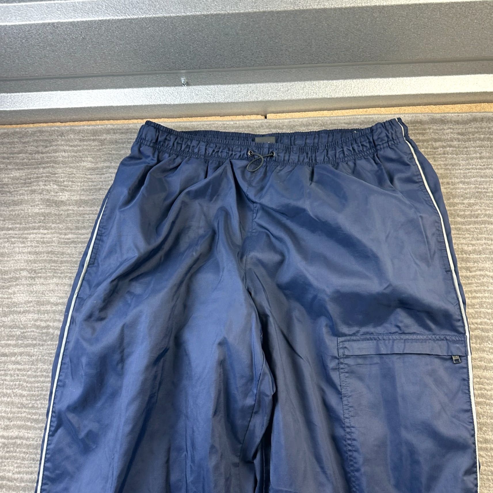 Nike VINTAGE Nike Pants XL Blue Sweatpants Tapered Regular Fit Activewear University Mens Size US 28 / EU 44 - 3 Thumbnail