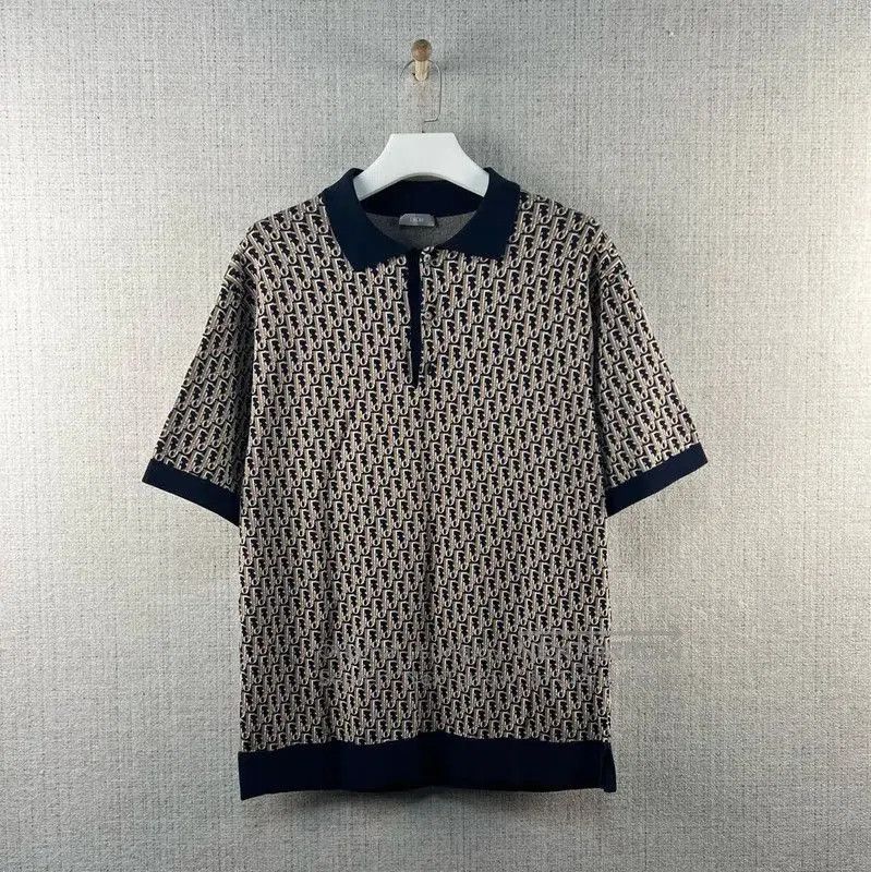 Dior Dior Logo Short Sleeve Cotton Polo T-Shirt . Size US M / EU 48-50 / 2 - 1 Thumbnail