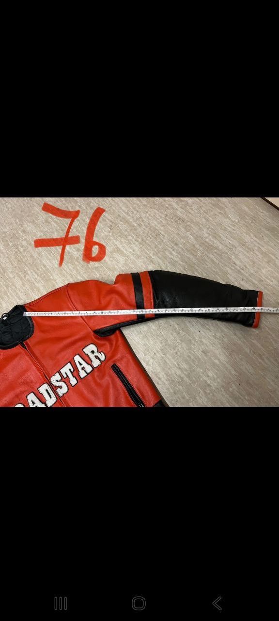 Other ROADSTAR Leather Motorcycle Jacket – Vintage Racing Style Size US L / EU 52-54 / 3 - 5 Thumbnail