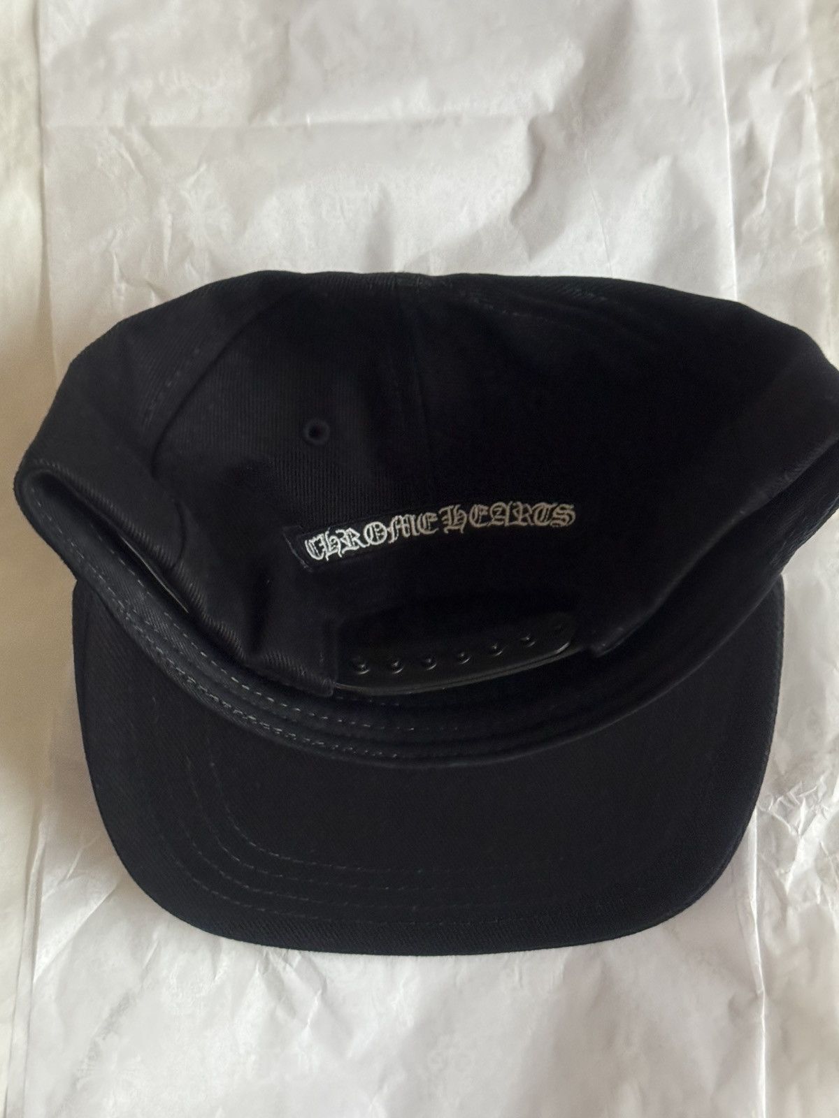 Chrome Hearts (RARE) Chrome Hearts Triple Cross Baseball Cap NEW Size ONE SIZE - 3 Thumbnail