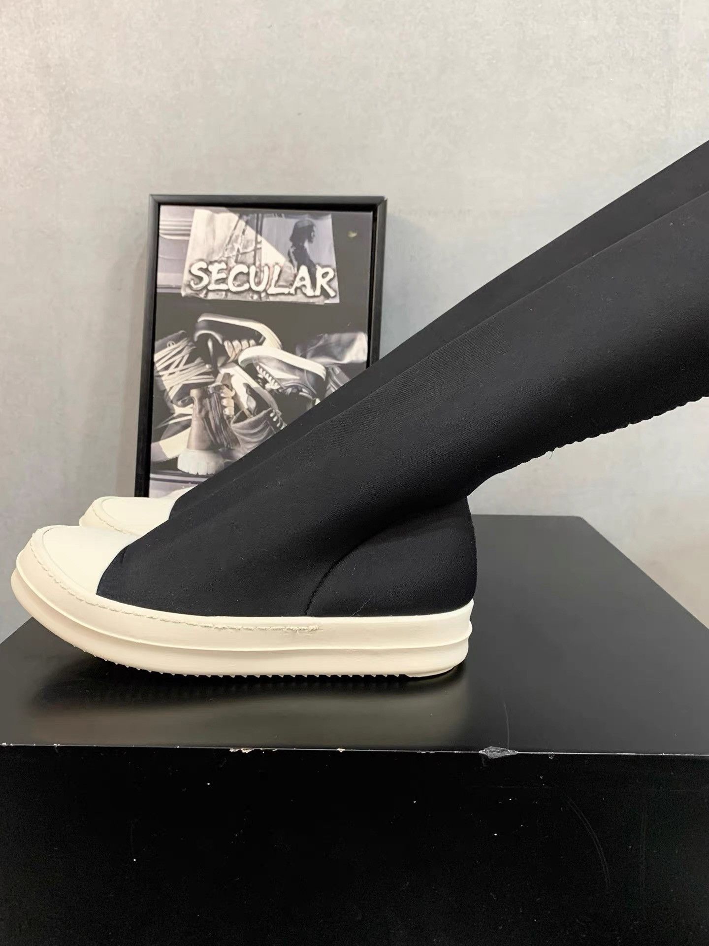 Rick Owens Rick Owens Over-the-Knee Goddess Boots K34 Size US 5 / IT 35 - 2 Thumbnail