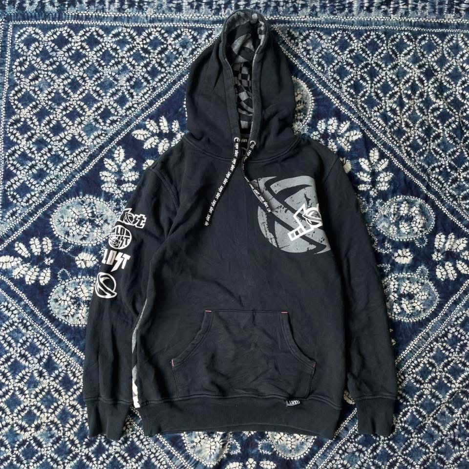 Vintage Lost Enterprises Hoodie Y2K Size Zm in Black, Men's — image 2 of 6