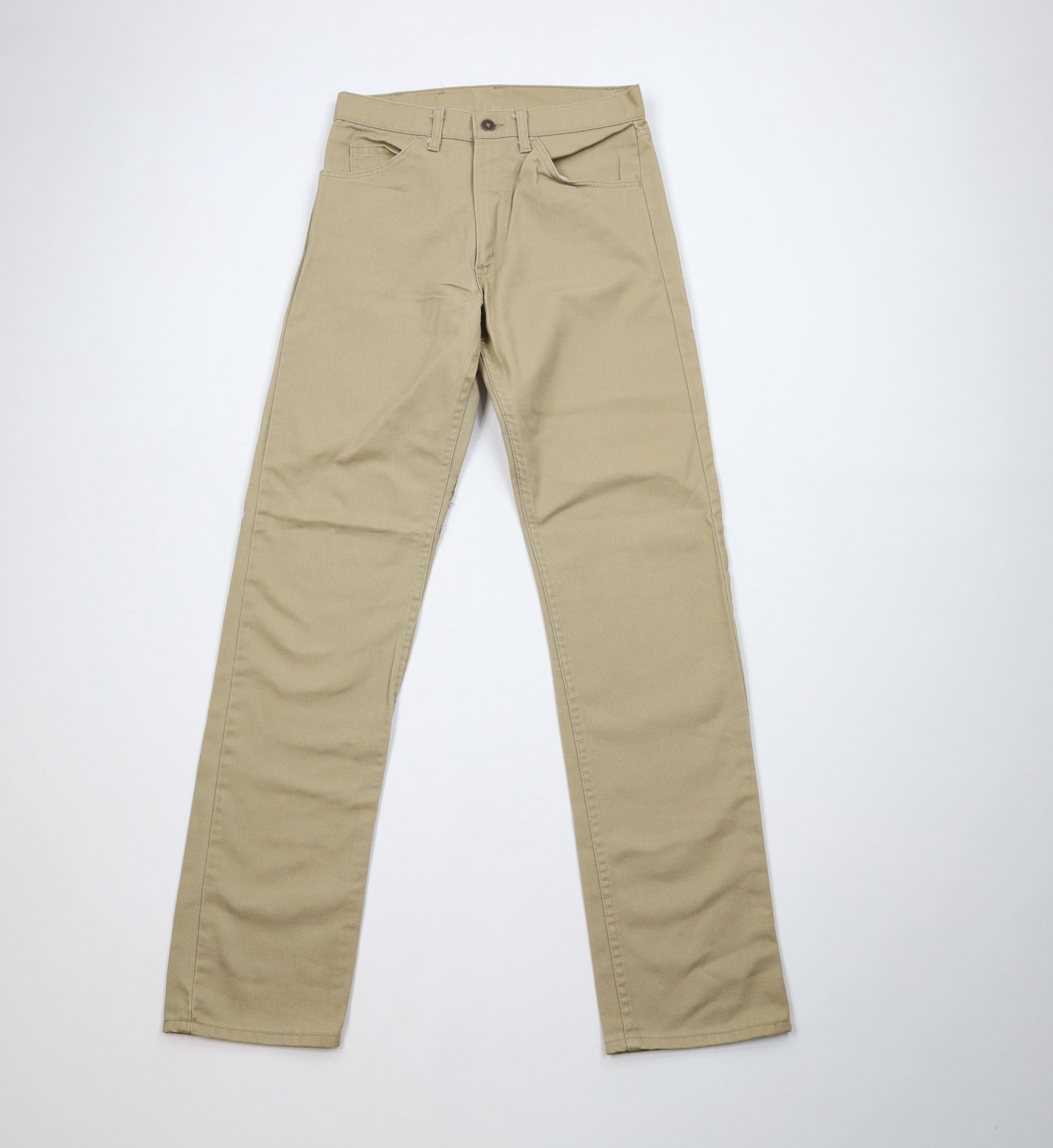 Levi's Vintage 80s Levis 505 Regular Straight Leg Jeans Beige USA Size US 30 / EU 46 - 1 Thumbnail