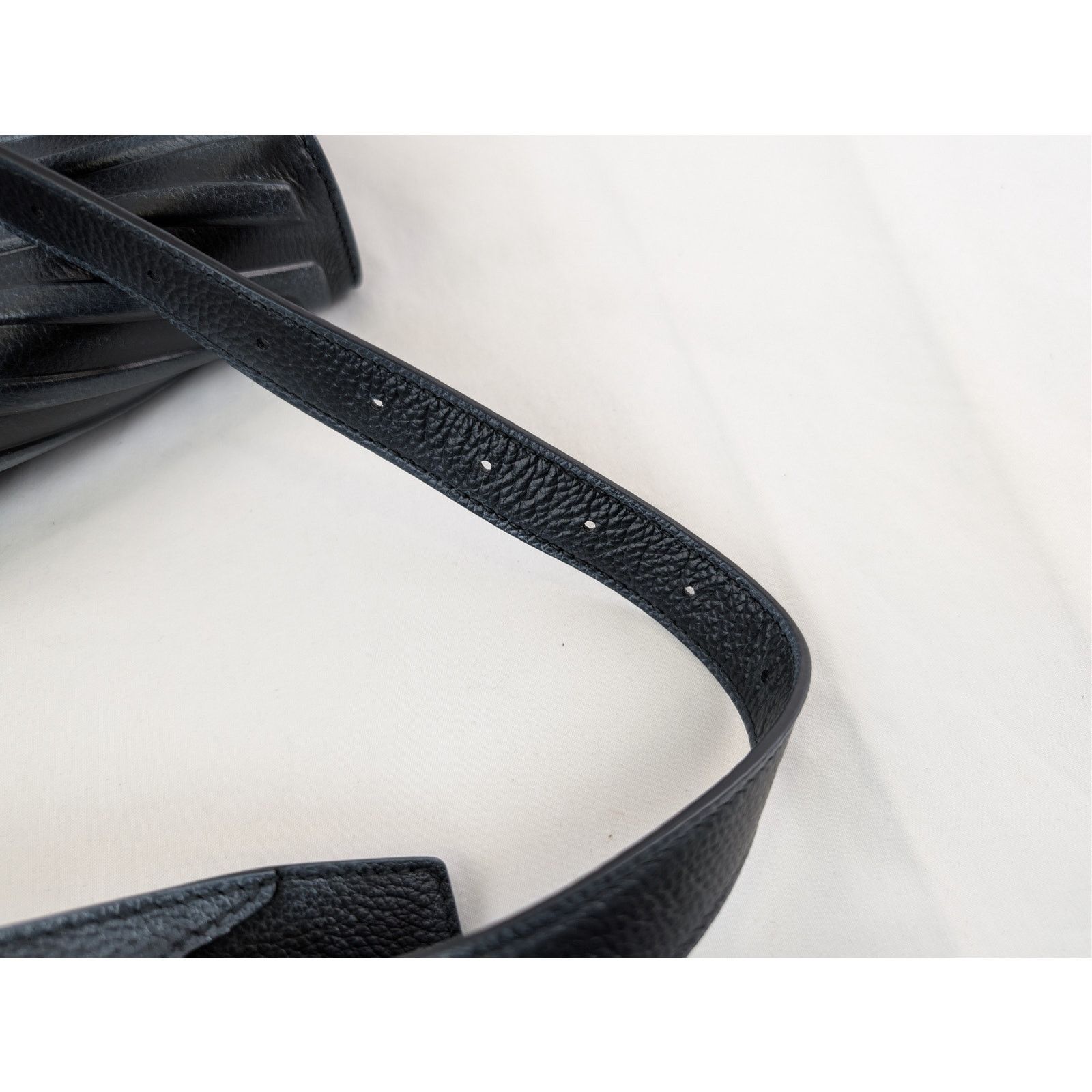 Balenciaga o1rshd1 Size: OS / Car Flap Bag with Strap Black/ White Dirt Size ONE SIZE - 13 Thumbnail