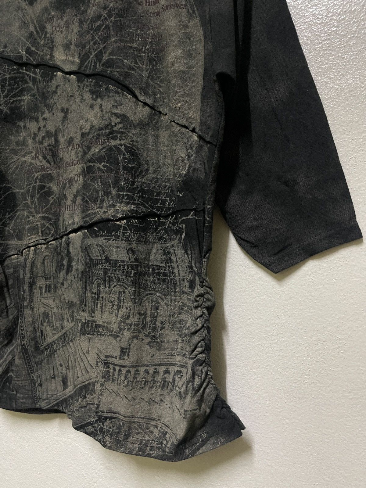 In The Attic Full Print Cross T Shirt Punk