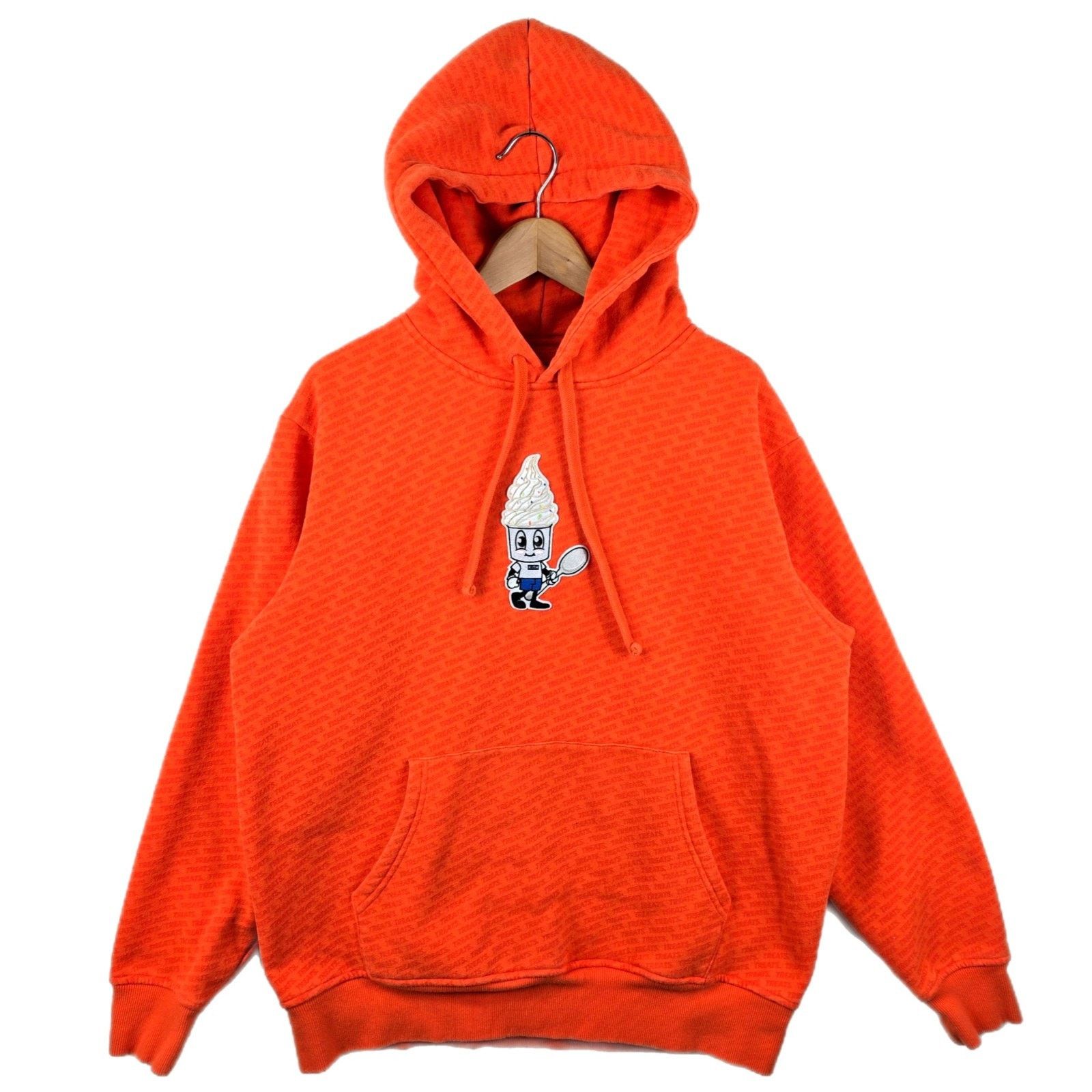 Kith Kith Treats Mens Cereal Boy Hoodie Orange Streetwear Medium 