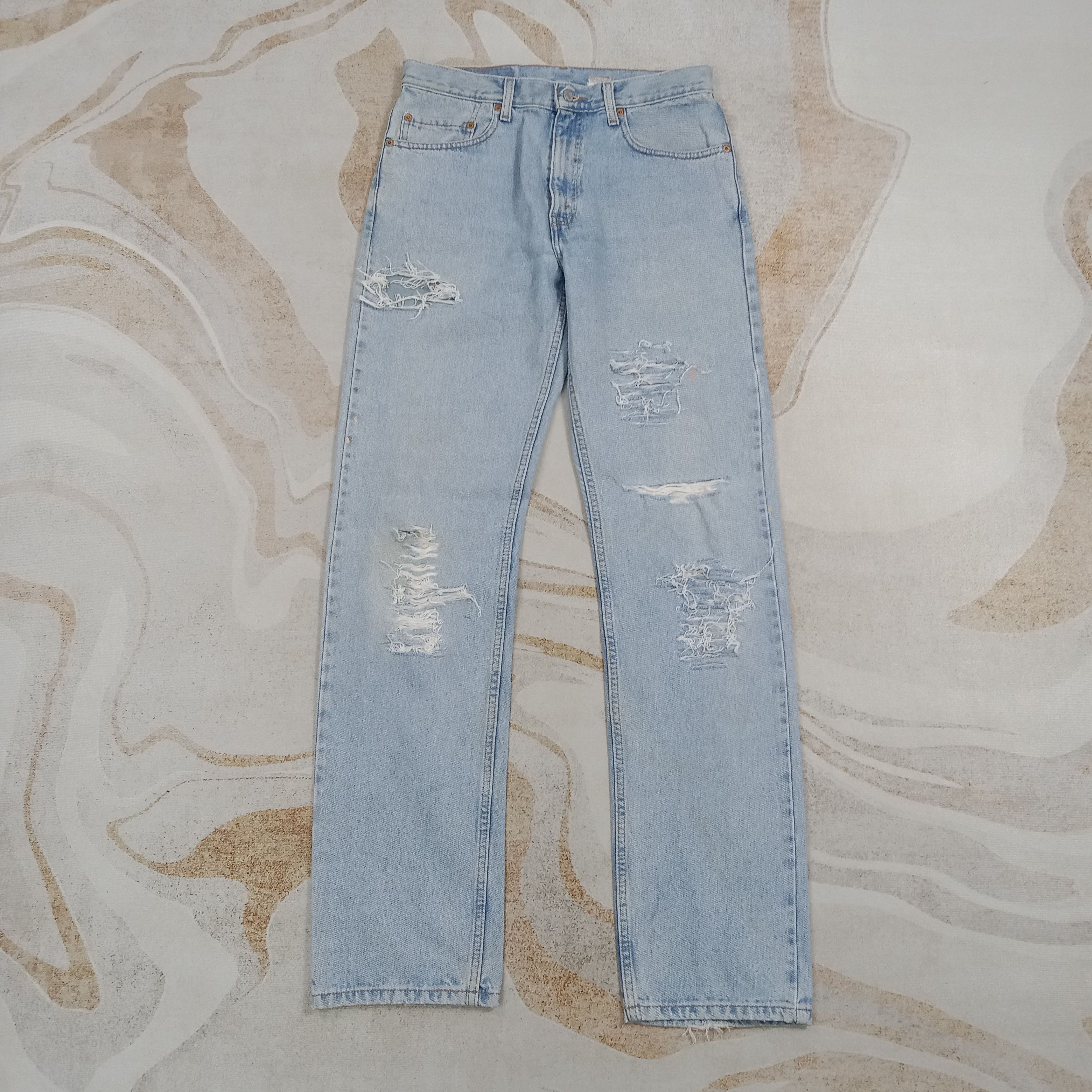 Levi's Levi's 505 Distressed Style Denim Jeans C272N28 Size US 32 / EU 48 - 1 Thumbnail