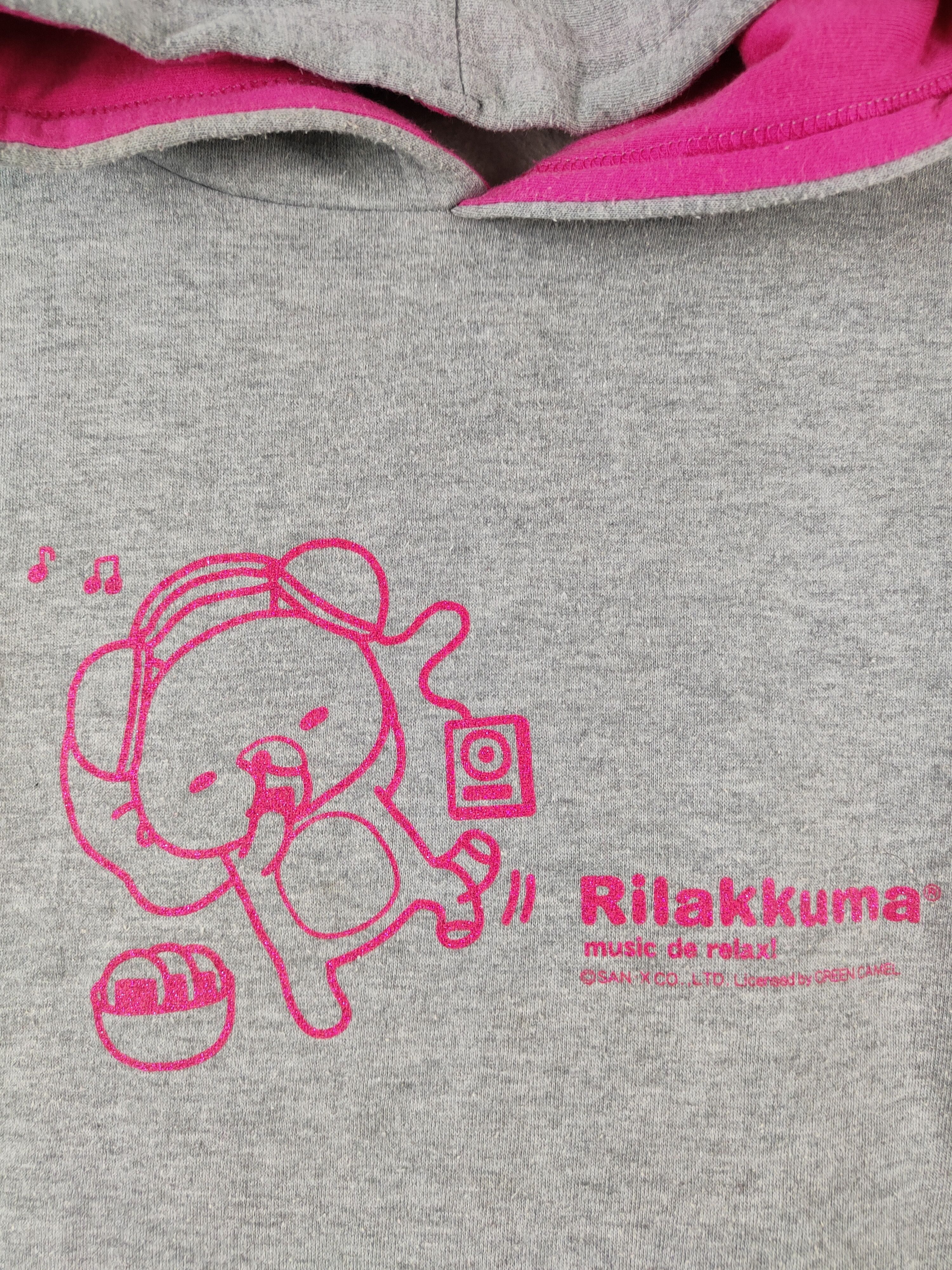 Anime Rilakkuma anima japan Gray Hoodie Sweatshirts #S2467 Size L / US 10 / IT 46 - 3 Thumbnail