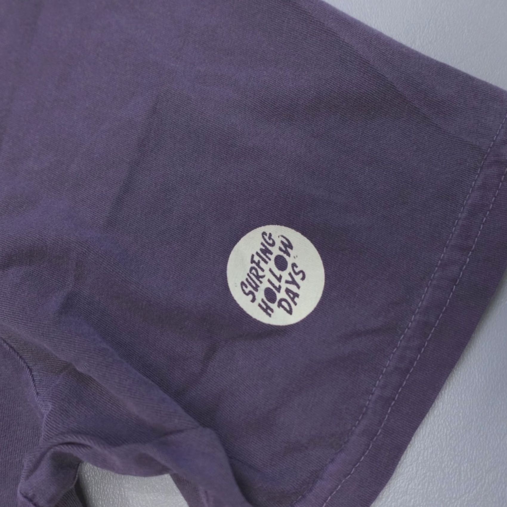 Outerknown Outerknown Surfing Hollow Days Purple S/S Organic Cotton T-Shirt Men's M Size US M / EU 48-50 / 2 - 4 Thumbnail