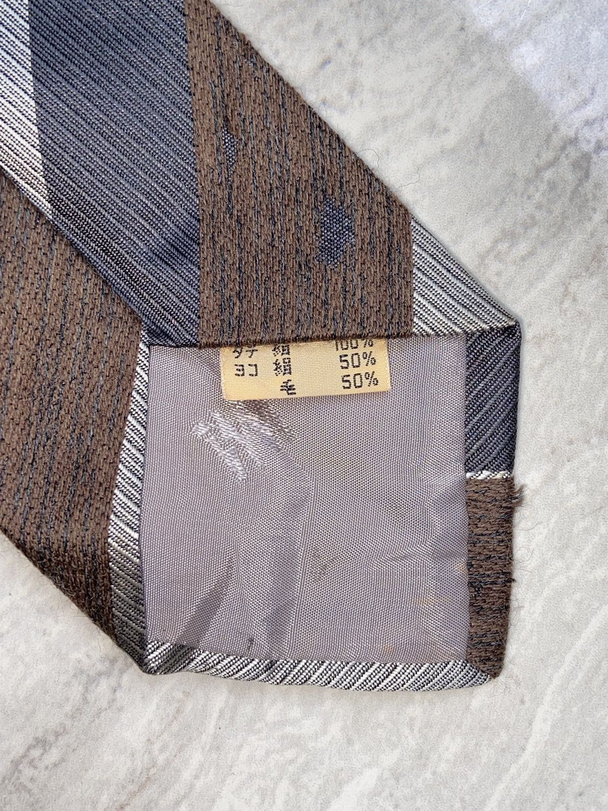 Issey Miyake IM Issey Miyake Striped Tie Size ONE SIZE - 6 Thumbnail