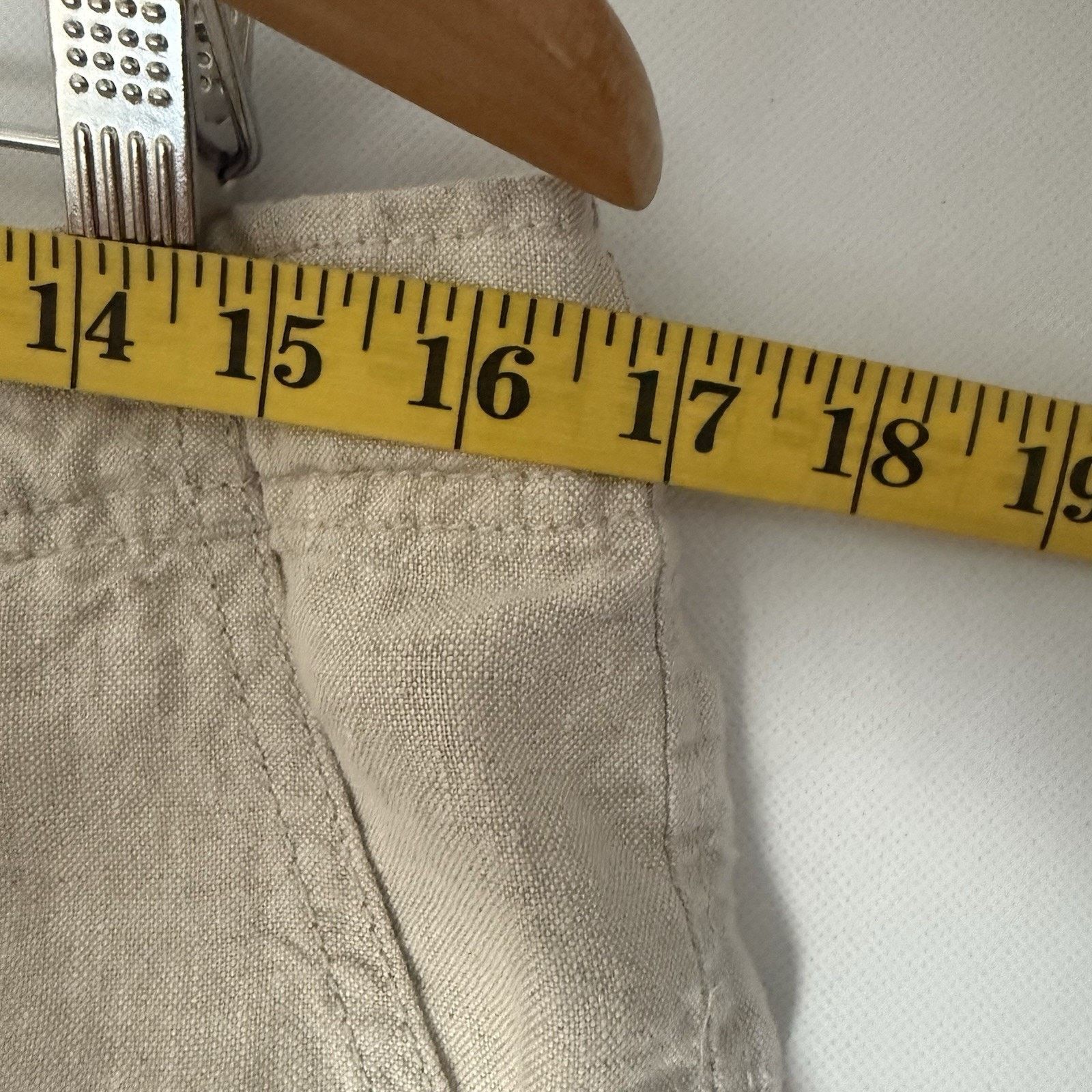Old Navy Old Navy Linen Pants Wide Leg Lagen Beachy Coastal Resort Size 34" / US 12 / IT 48 - 5 Thumbnail