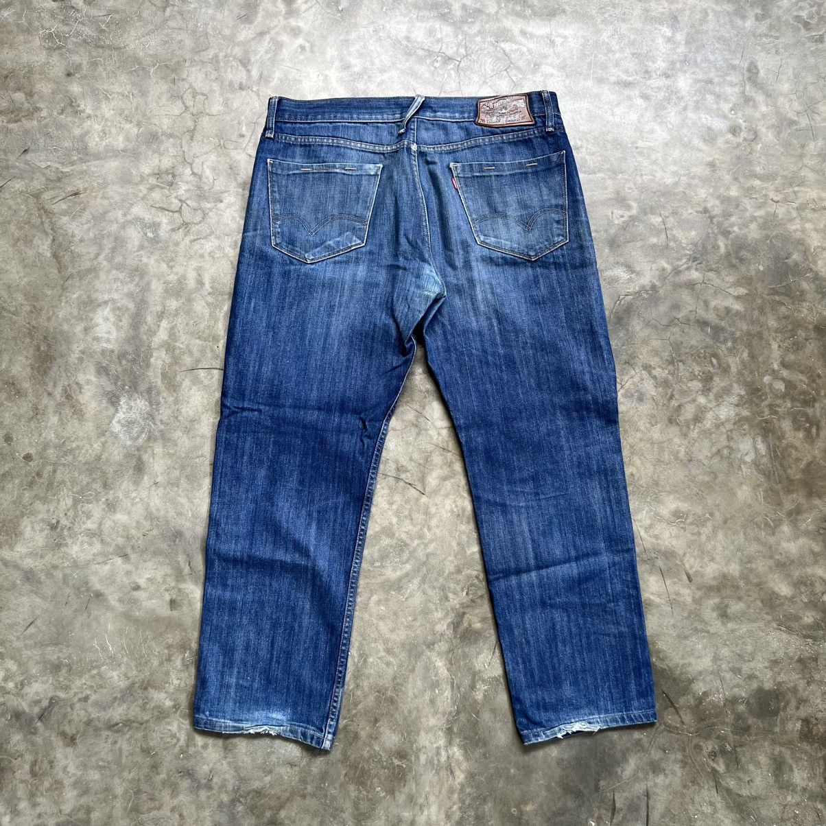 Levi's Levis Copper 505 Preshrunk Distressed Jeans Size US 38 / EU 54 - 2 Thumbnail