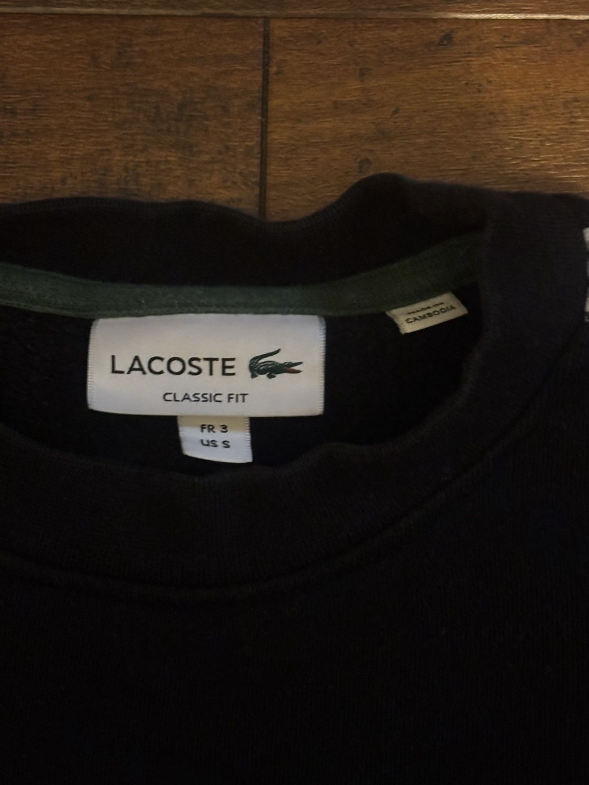 Lacoste Black Lacoste Sweatshirt Size US S / EU 44-46 / 1 - 4 Thumbnail