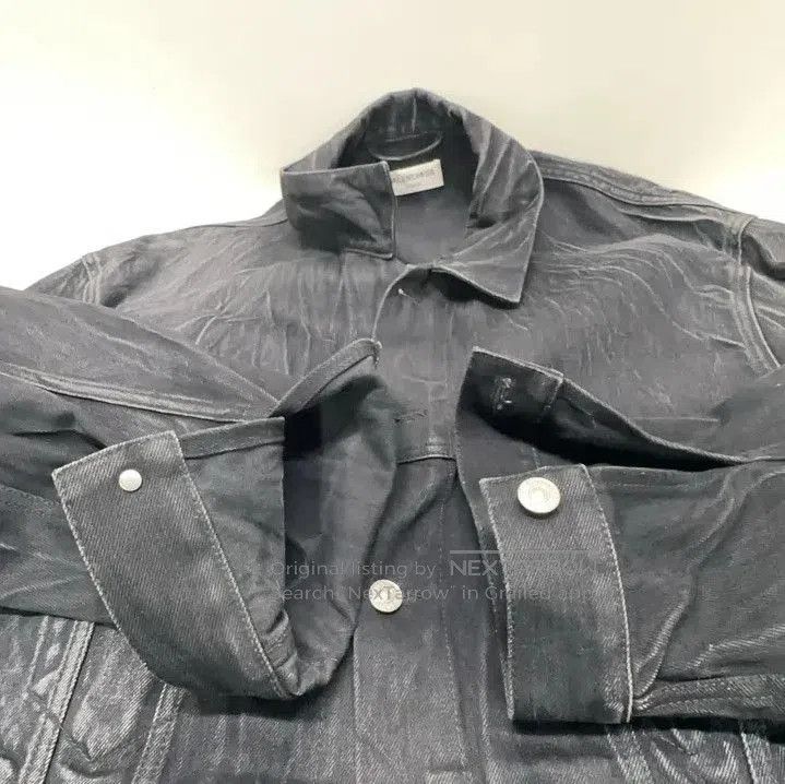 Balenciaga Balenciaga Black Long Sleeve Denim Jacket. Size US L / EU 52-54 / 3 - 7 Thumbnail