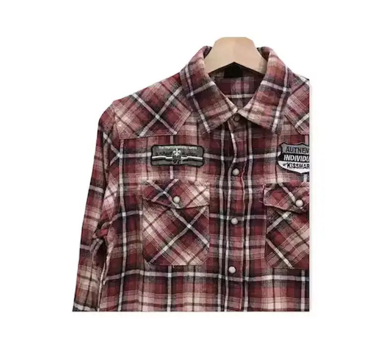 Flannel Japanese Brand Kissmark Plaid Tartan Flannel Shirt Size US XS / EU 42 / 0 - 3 Thumbnail