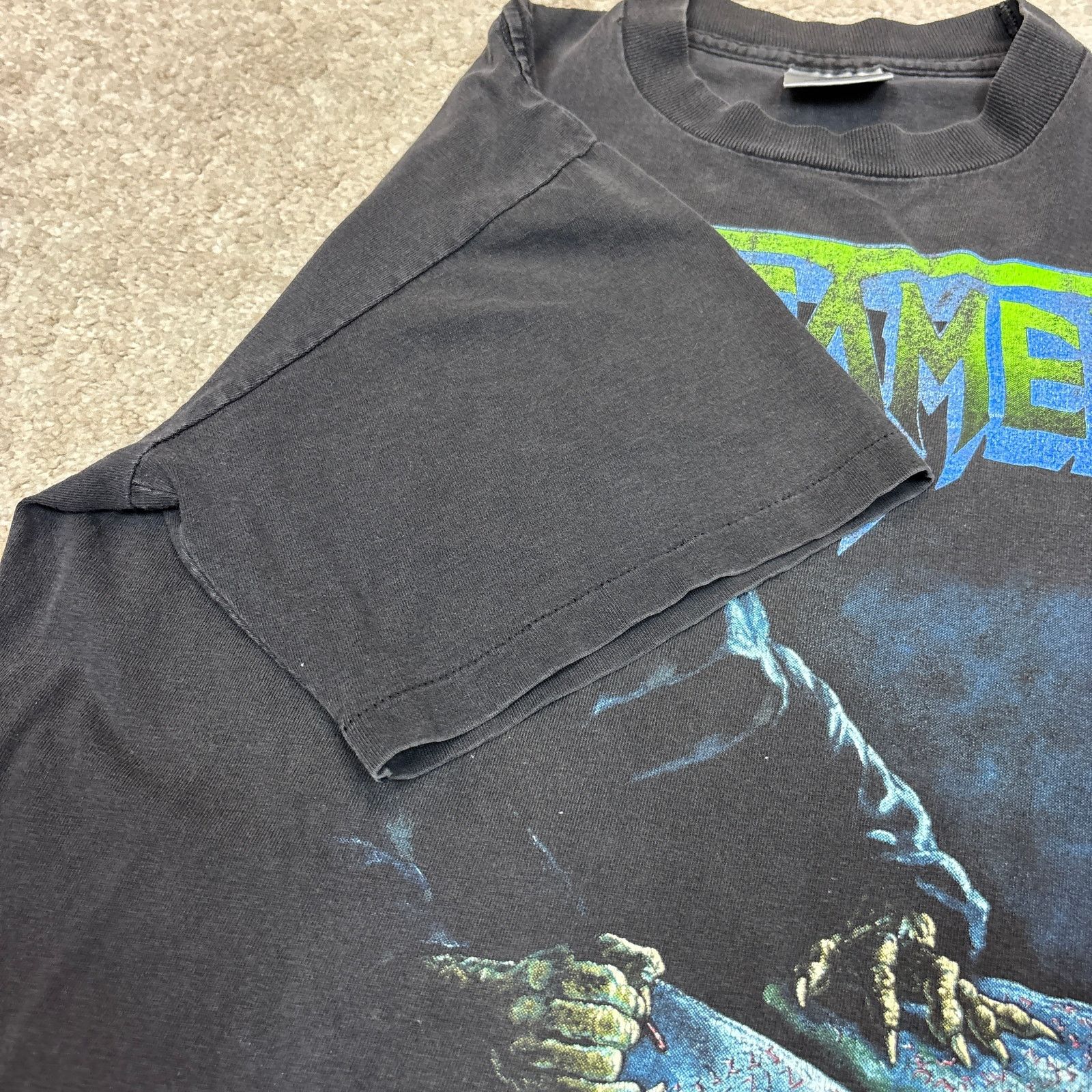 Brockum × Vintage Vintage 90s Testament Thrash Metal Band Tee Shirt Men's L Size US L / EU 52-54 / 3 - 8 Thumbnail
