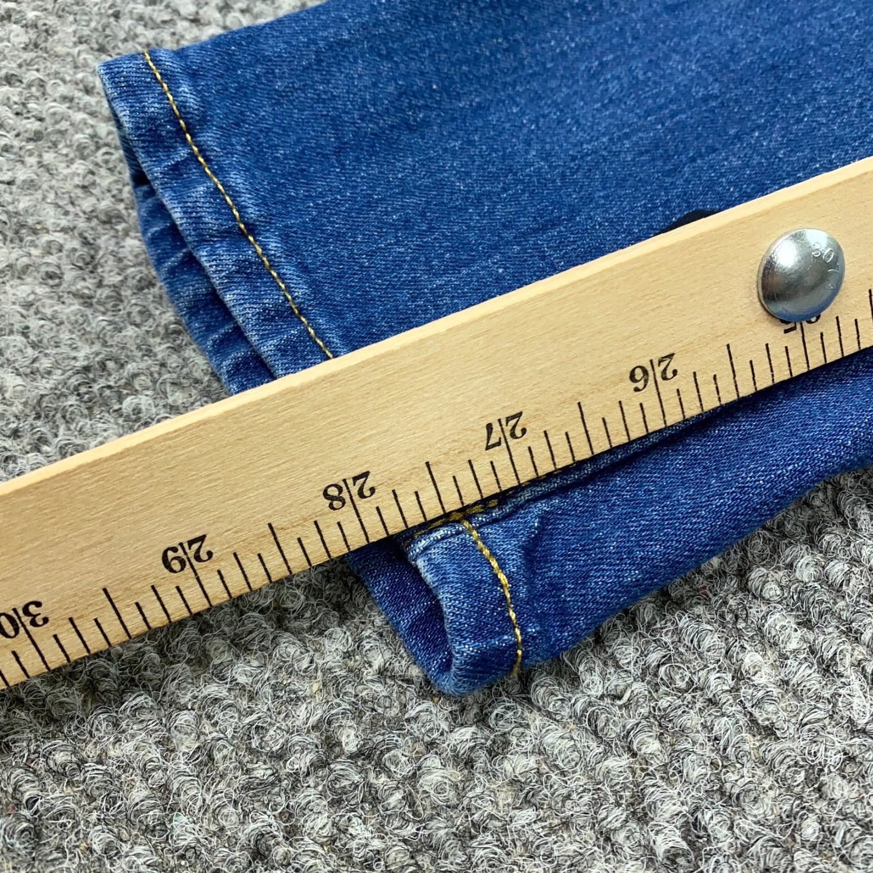 Ralph Lauren Ralph Lauren Jeans Womens Size 12 Blue Faded Stretch Mid Rise Tapered Size 32" / US 10 / IT 46 - 5 Thumbnail