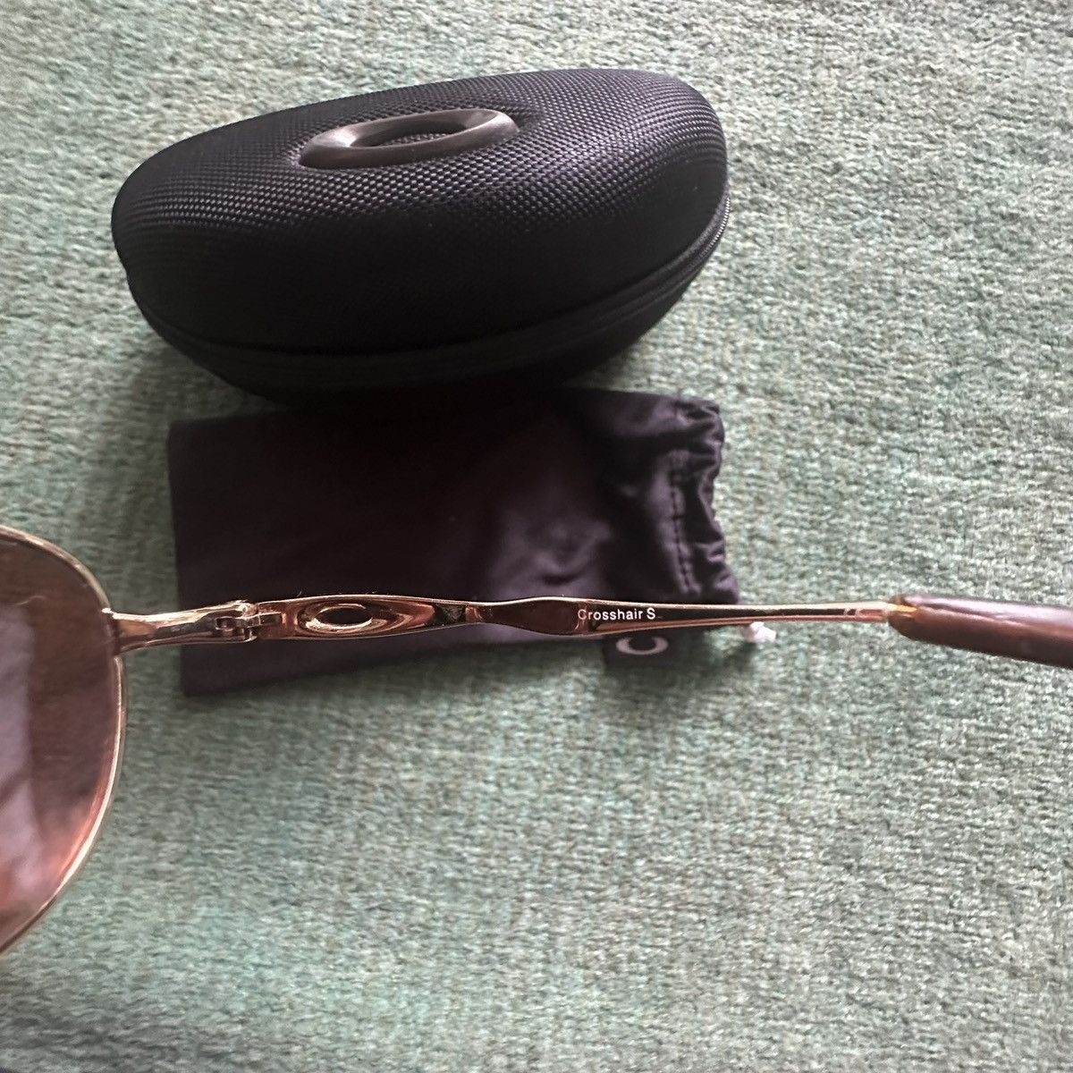 Oakley 2006 Oakley Crosshair S Gold Sport sunglasses vintage 00 Size ONE SIZE - 8 Thumbnail
