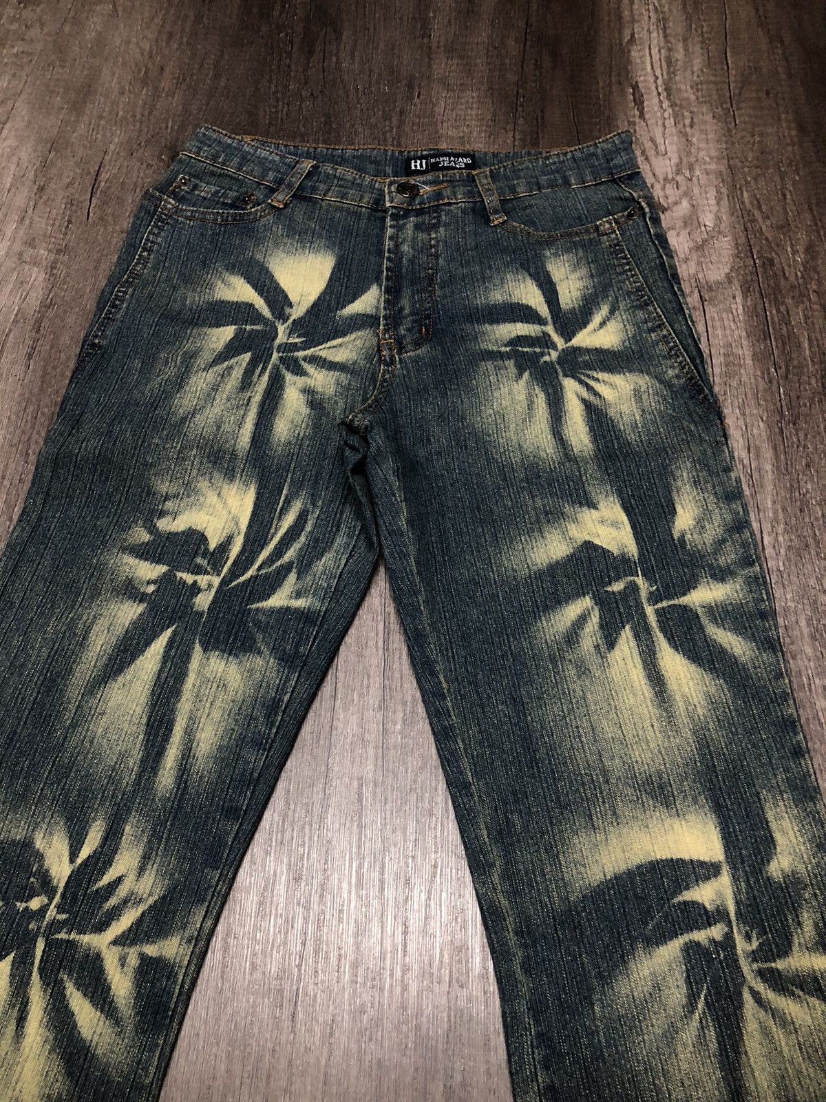 Hysteric Glamour × Japanese Brand HJ Haph Azard Flare Jeans Hysteric Design Size 28" / US 6 / IT 42 - 5 Thumbnail