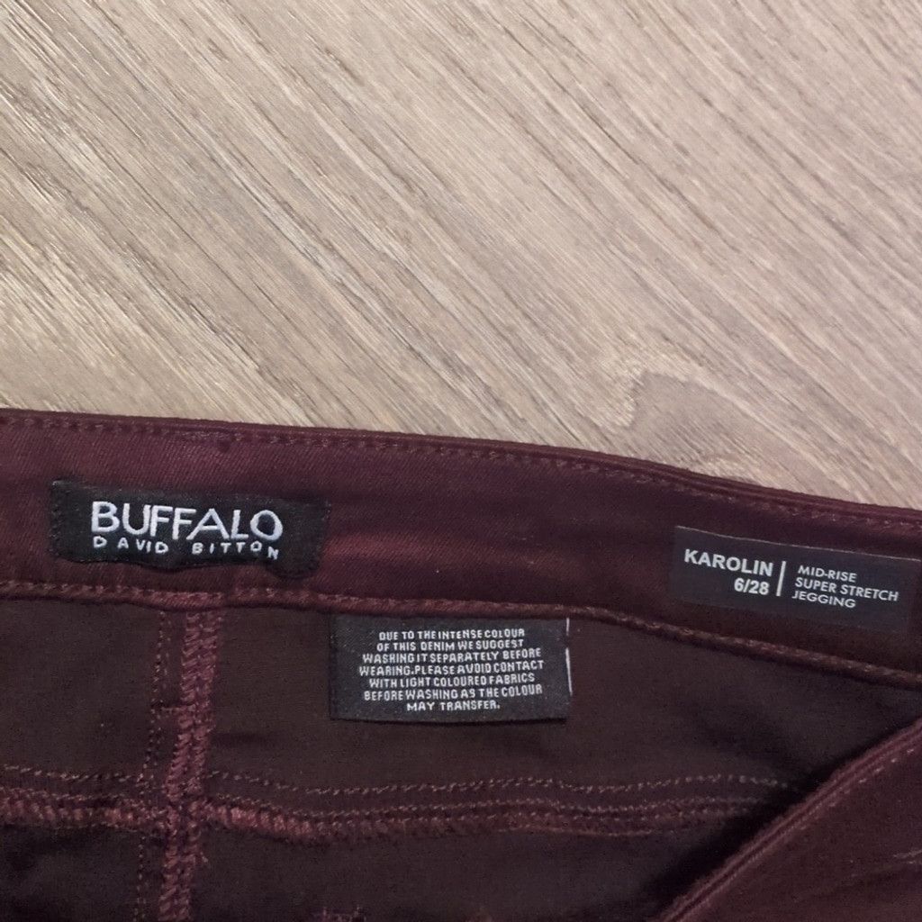 Buffalo David Bitton Buffalo David Bitton Purple Karolin Mid Rise Jegging Sz 6/28 Size 28" / US 6 / IT 42 - 3 Thumbnail
