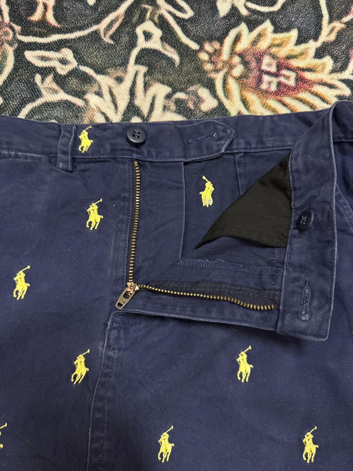 Polo Ralph Lauren Vintage Polo Ralph Lauren All Over Print Embroidered Logo Size 30" / US 8 / IT 44 - 4 Thumbnail