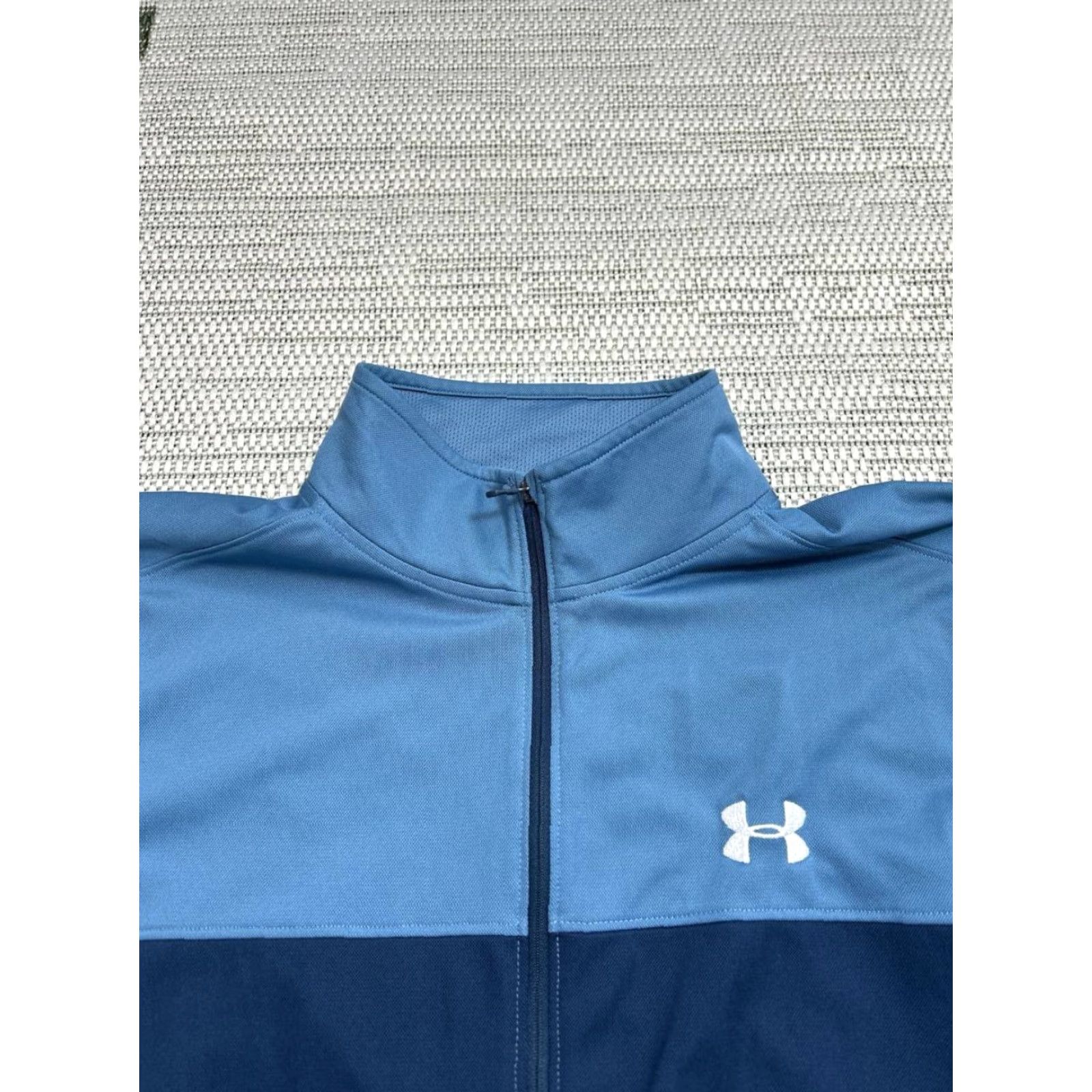 Under Armour Under Armour Sportstyle Track Jacket Men XL Blue Full Zip Mens Size US XL / EU 56 / 4 - 3 Thumbnail