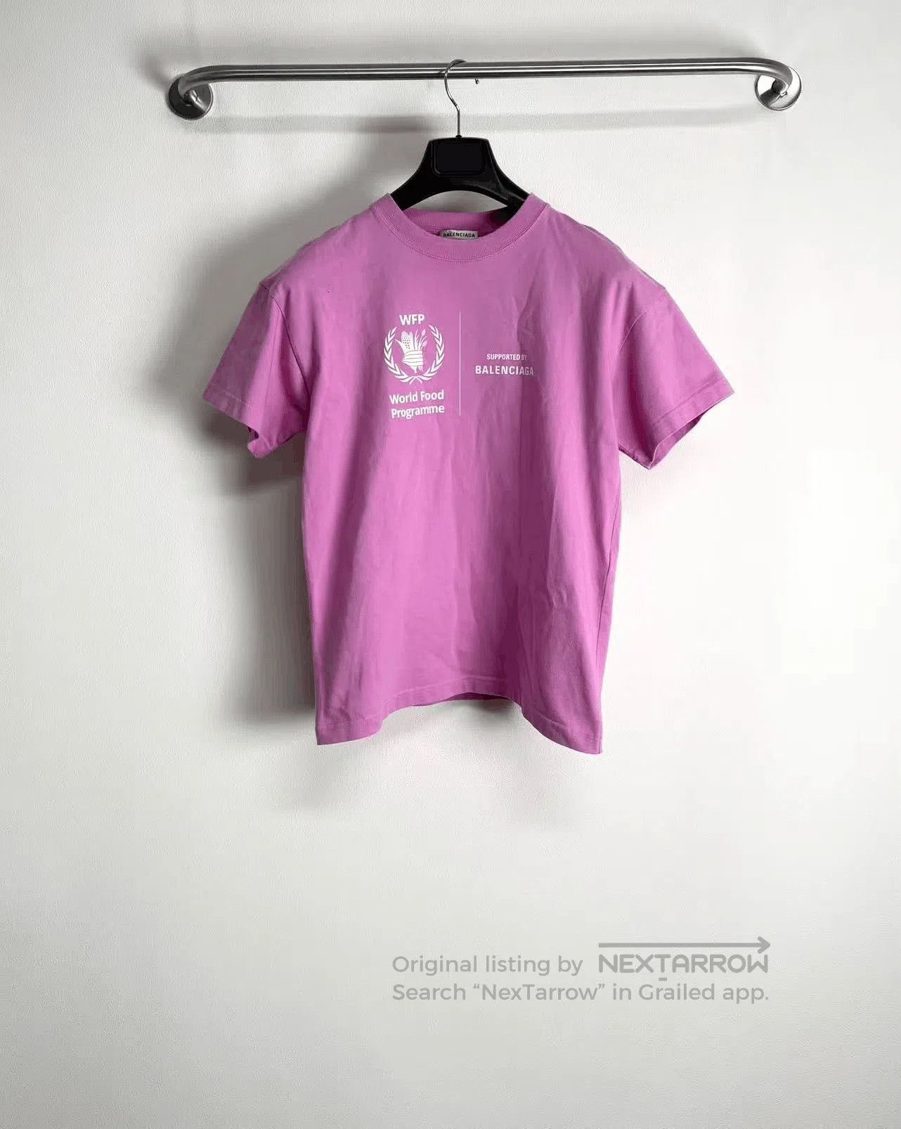 Balenciaga Balenciaga Pink Charity Short. Size XS / US 0-2 / IT 36-38 - 1 Thumbnail