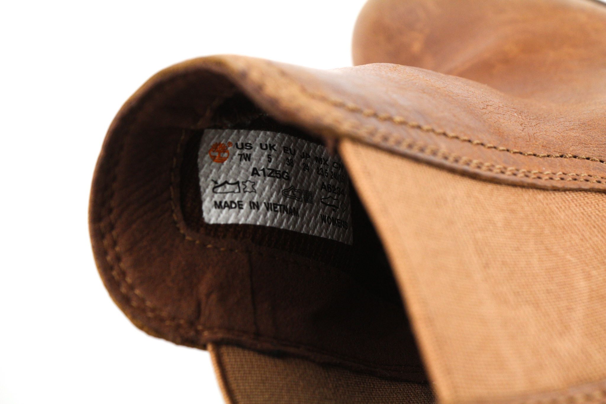 Timberland A1Z5G-A6234 EU37.5/38 Brown Leather Ankle Heels 81501 Size US 6.5 / IT 36.5 - 12 Thumbnail