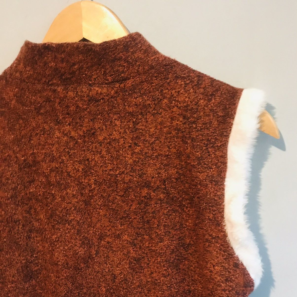 Japanese Brand × Vintage Japanese U-Mock Neck Tank-Top Size M / US 6-8 / IT 42-44 - 8 Thumbnail