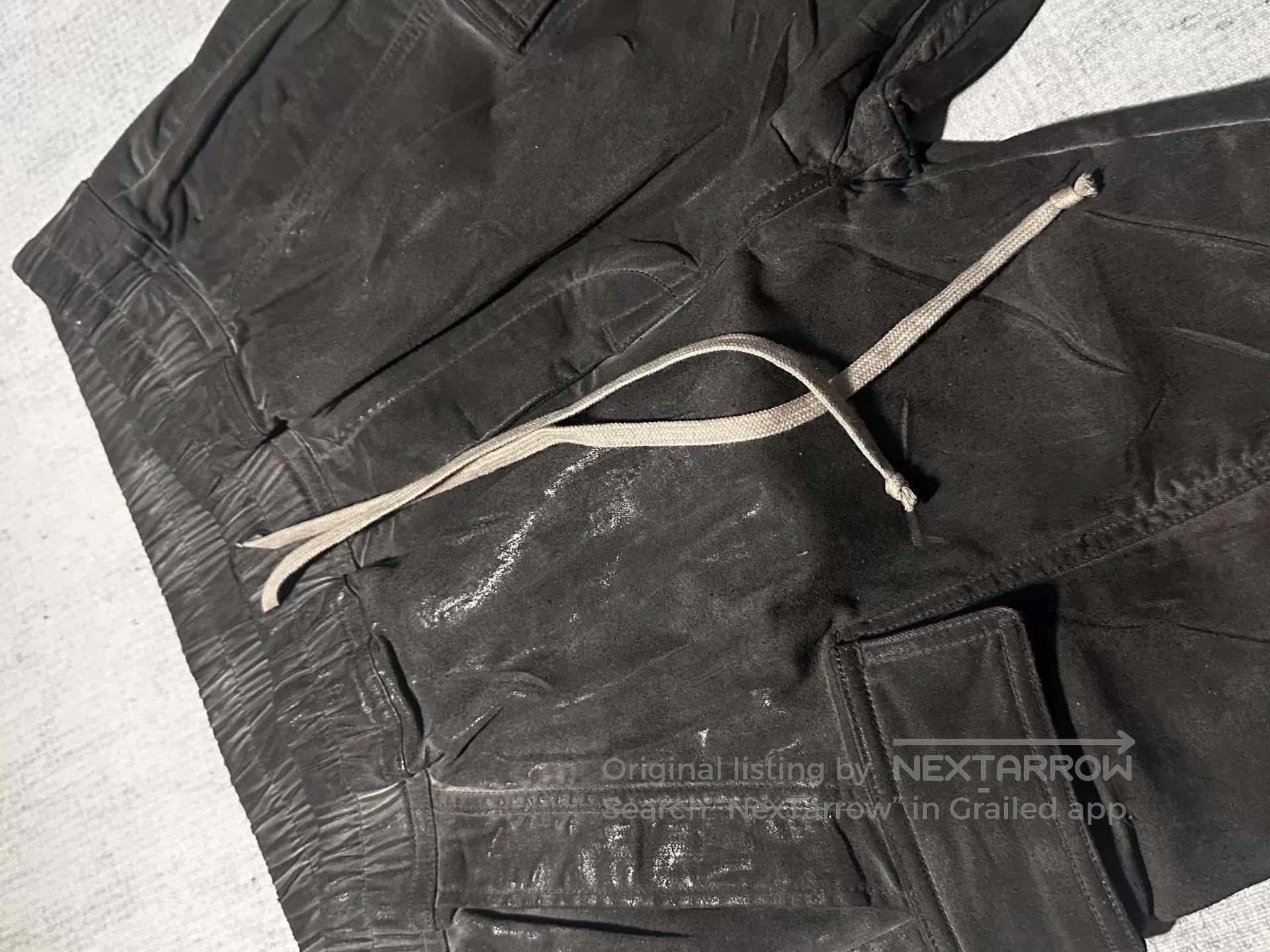 Rick Owens Rick Owens Bullet Pants in Gray. Size US 26 / EU 42 - 3 Thumbnail