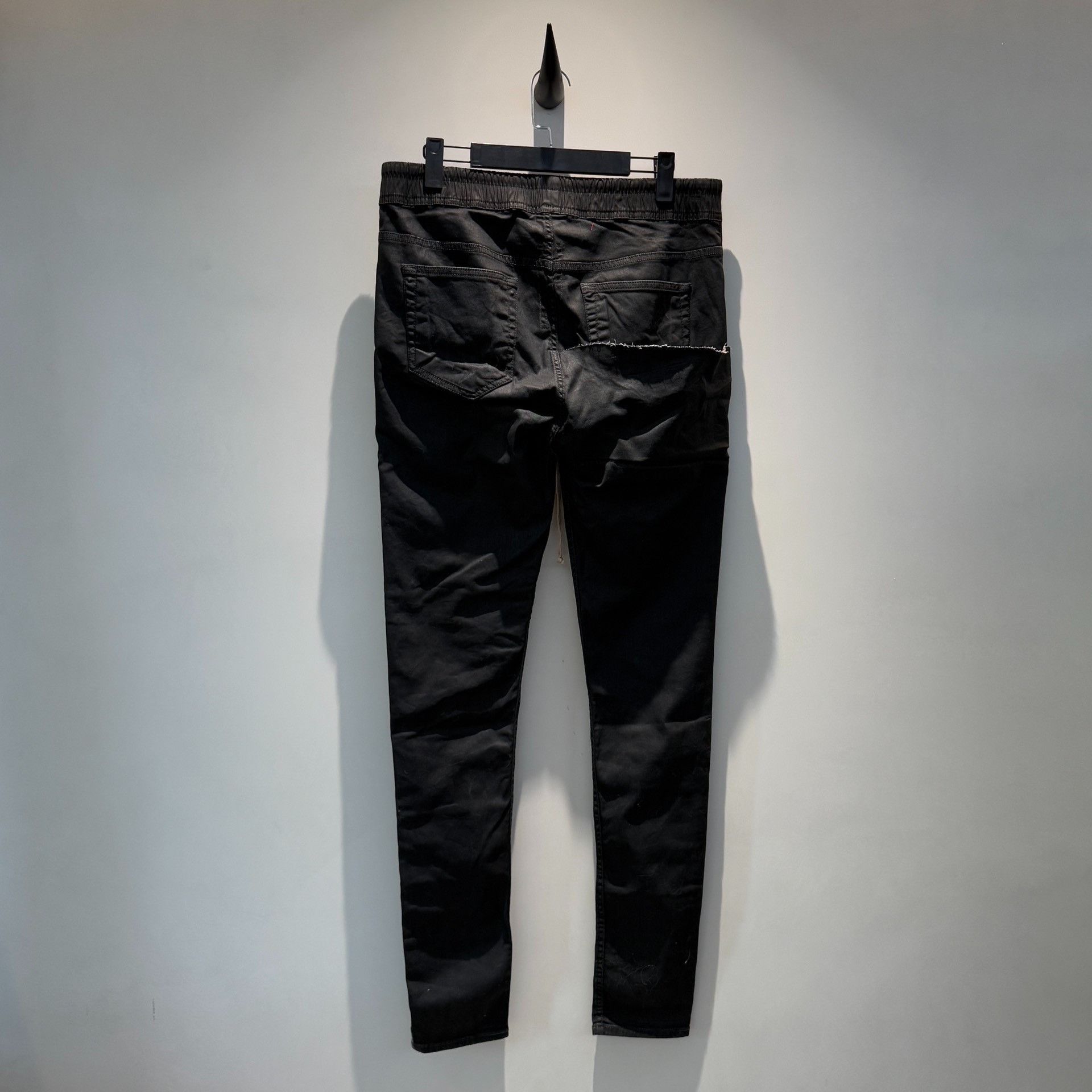Rick Owens rick owens size xl Wax-brushed denim stitching jeans 2501-N Size US 34 / EU 50 - 5 Thumbnail