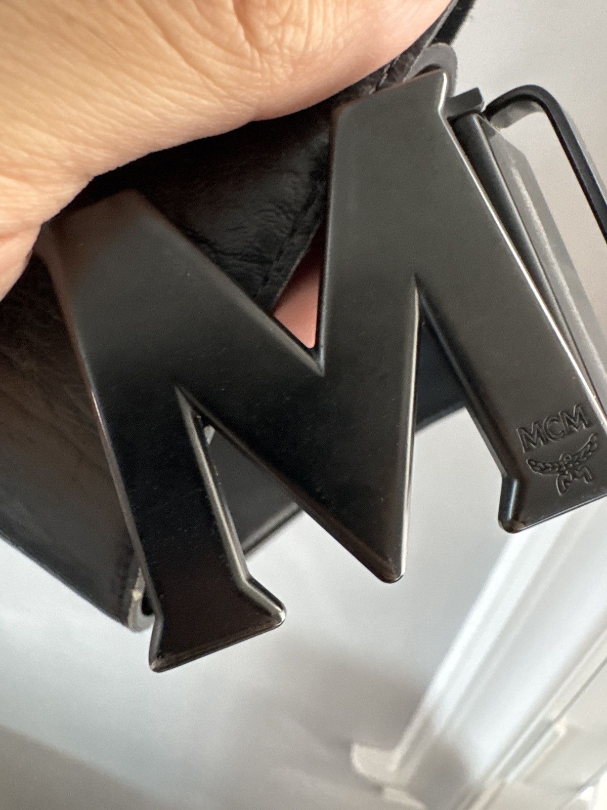 MCM MCM Belt Black Size 32 - 6 Thumbnail