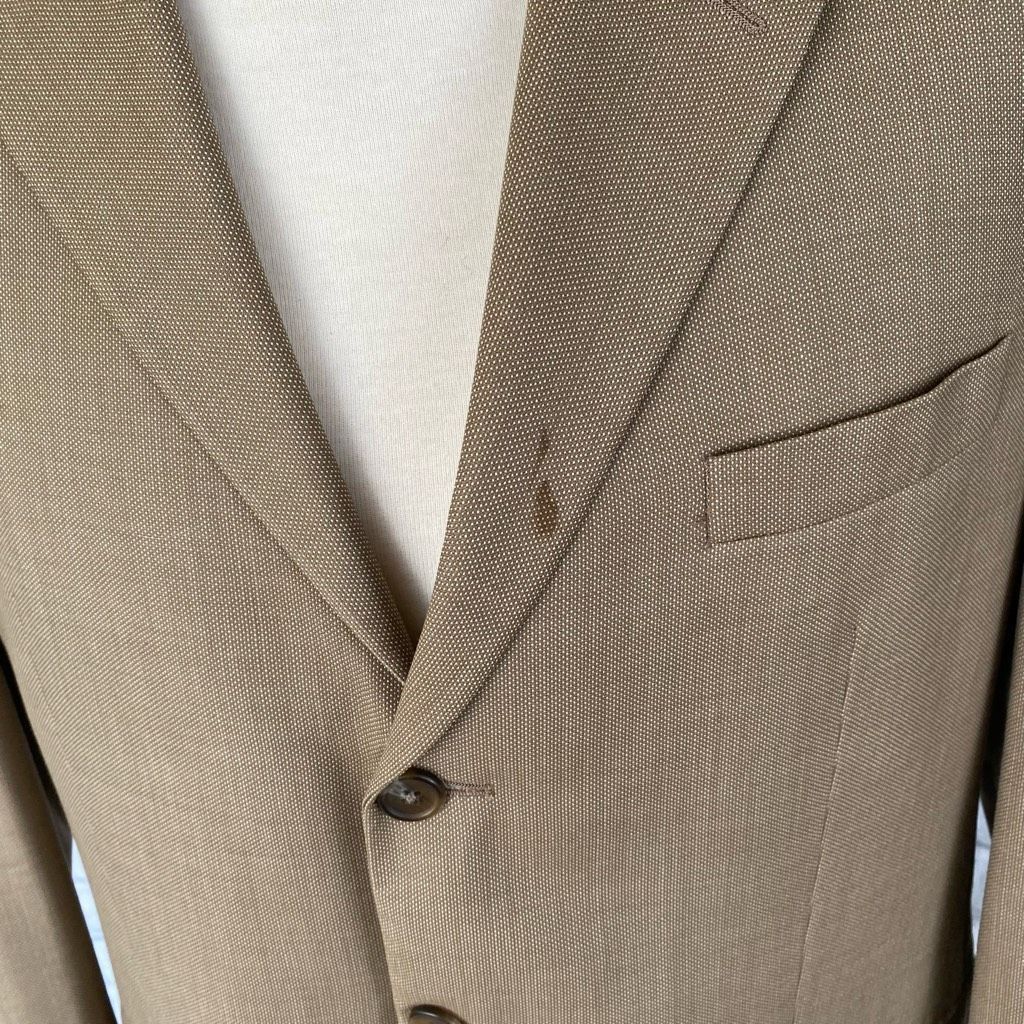 Ralph Lauren Ralph Lauren wool tan suit w/fully lined 3 button jacket and Size 44R - 2 Thumbnail