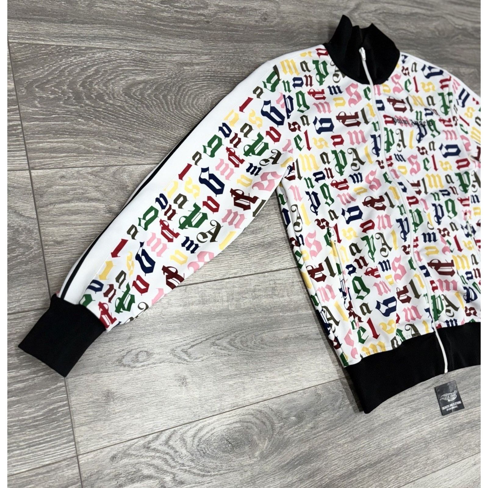 Palm Angels Palm Angels Logo Track Jacket ' Multi Color ' | EXCELLENT! Size US M / EU 48-50 / 2 - 3 Thumbnail