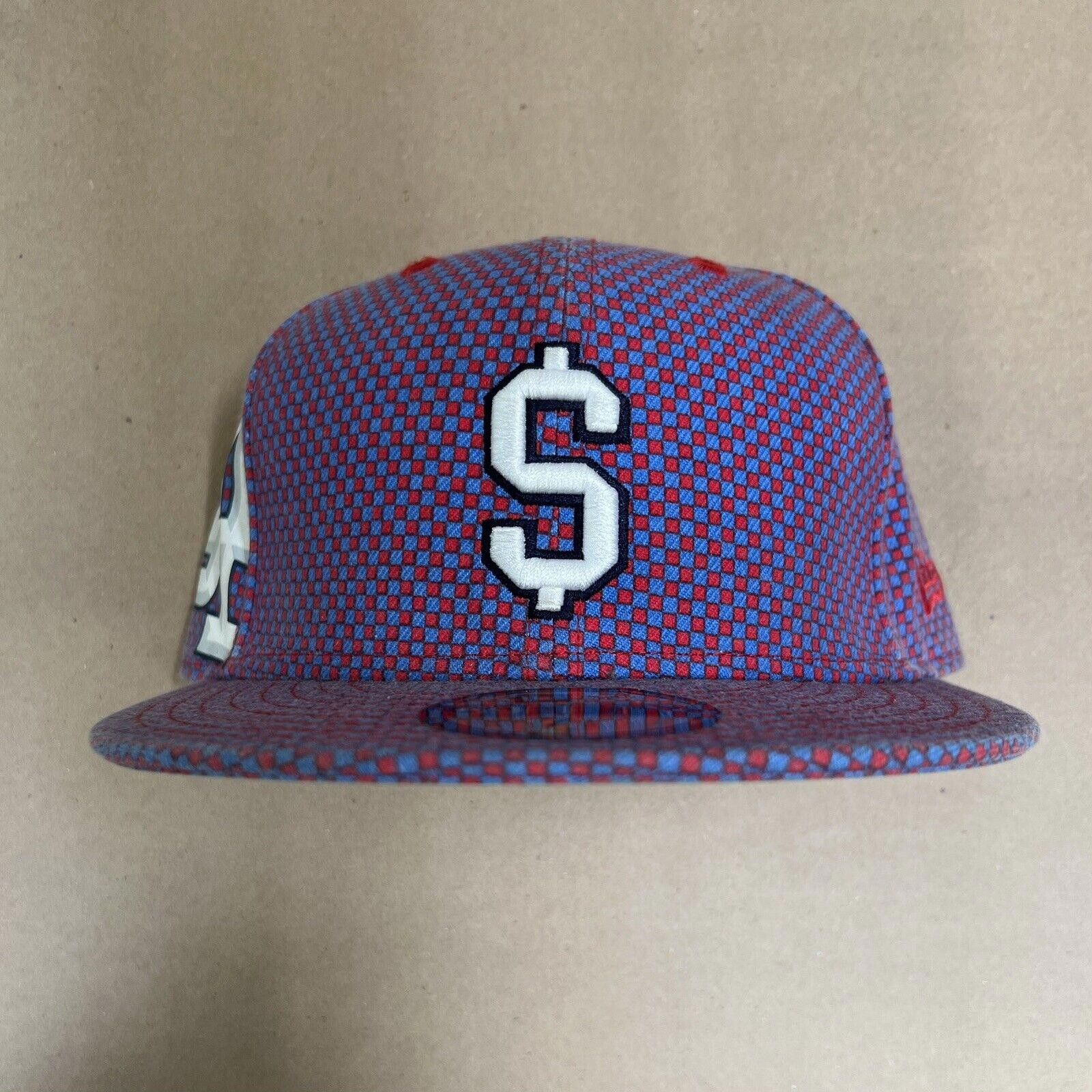 New Era 2007 SS07 Supreme New Era Checkered Cap Hat Purple Size ONE SIZE - 1 Thumbnail